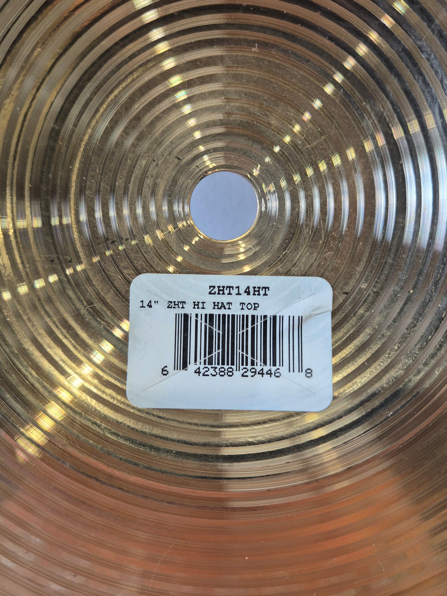 Zildjian ZHT 14-inch hi-hat Cymbals (Top and Bottom)