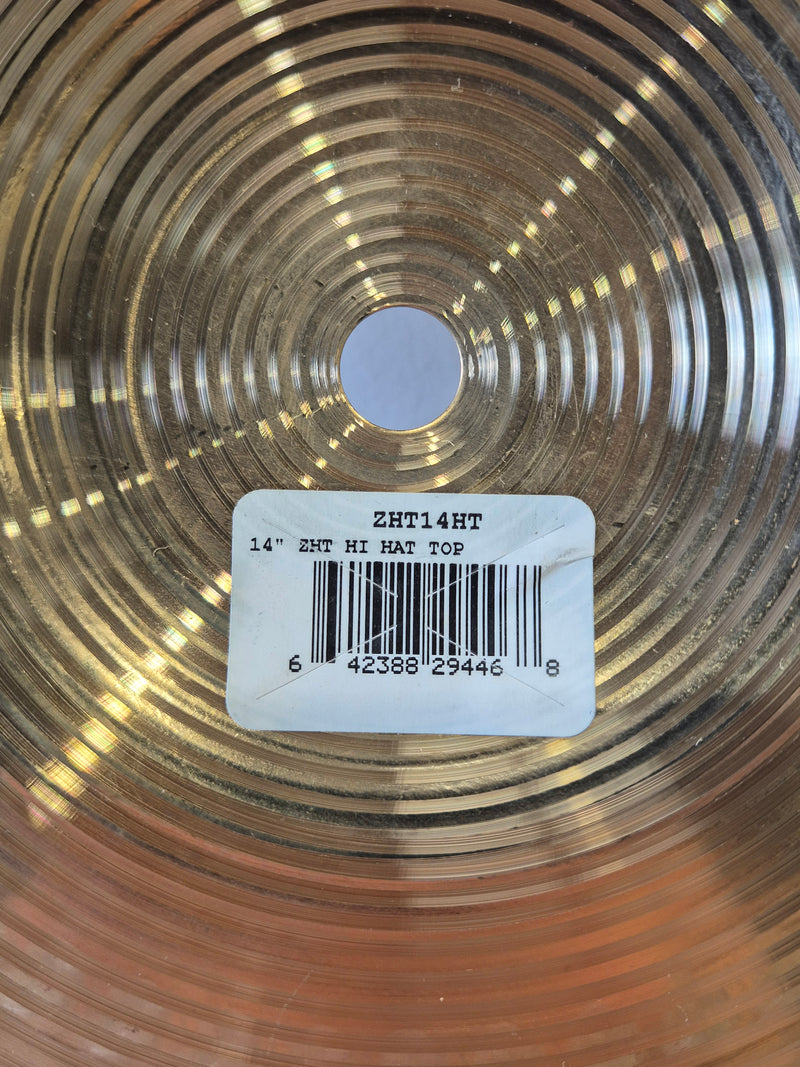 Zildjian ZHT 14-inch hi-hat Cymbals (Top and Bottom) - image 5