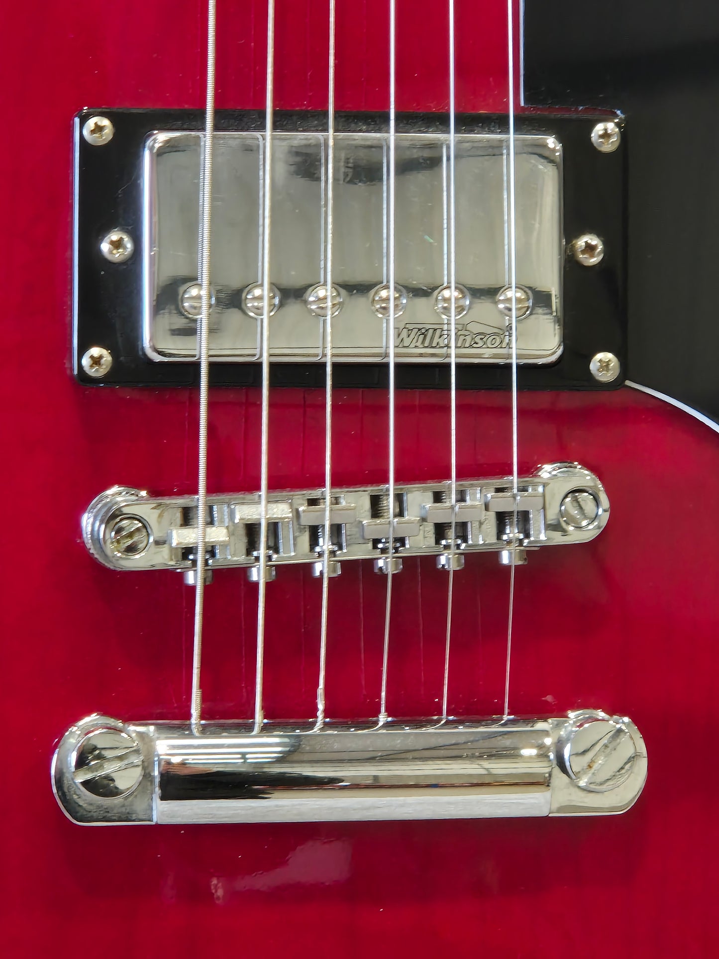 Vintage VSA500 - Semi-Hollow Body Electric Guitar - Red