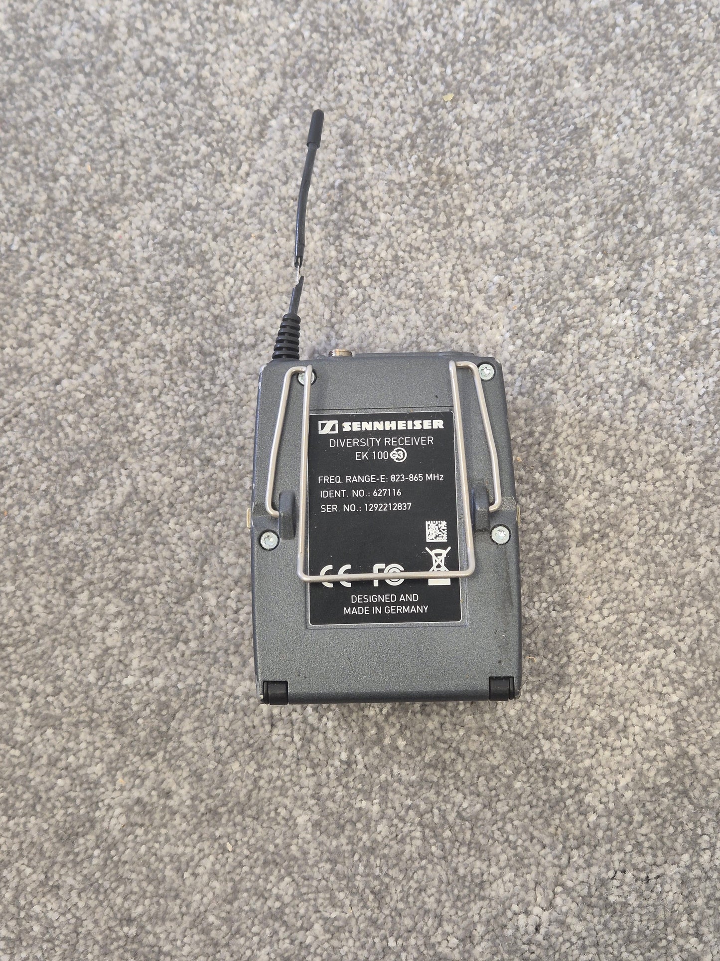 Sennheiser EK 100 G3 - Wireless Microphone Receiver (Spares or Repairs)