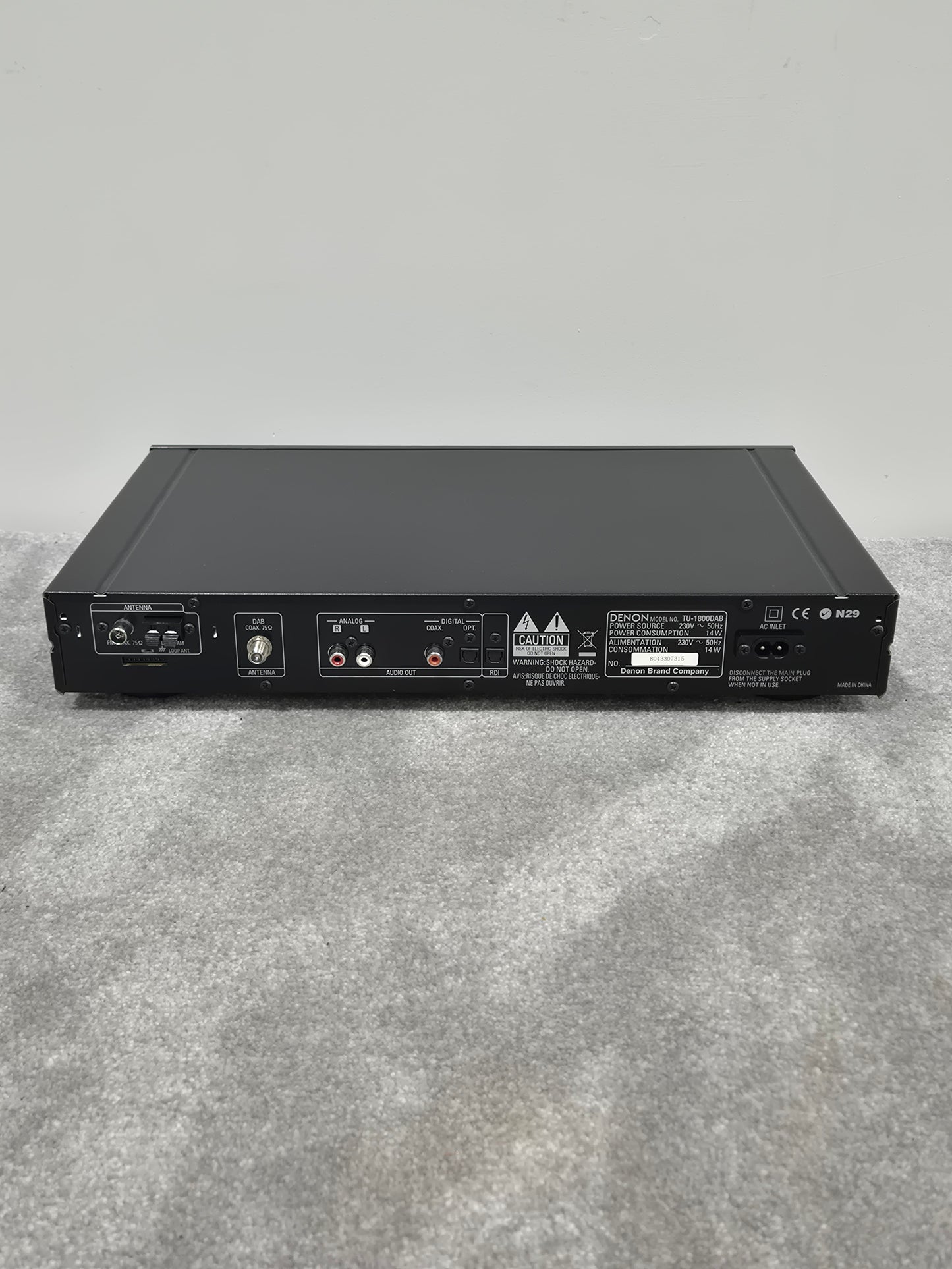 Denon TU-1800DAB - Audio Tuner (Spares or Repairs)