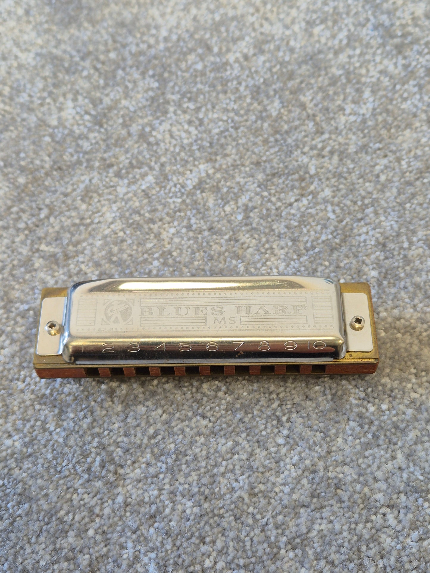 Hohner Blues Harp Harmonica - Key F w/ Case