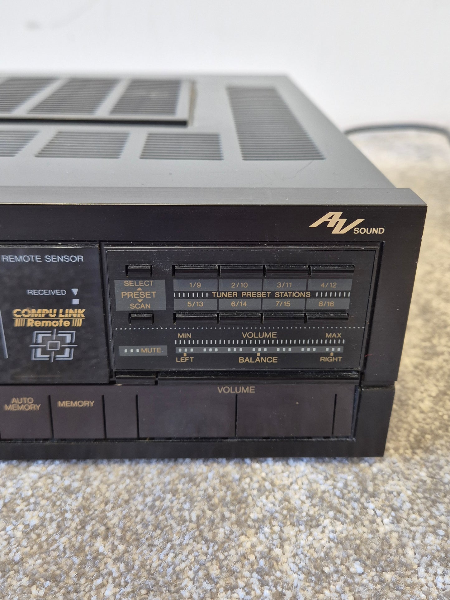 JVC RX-250 - Solid-State Amplifier and Stereo Receiver