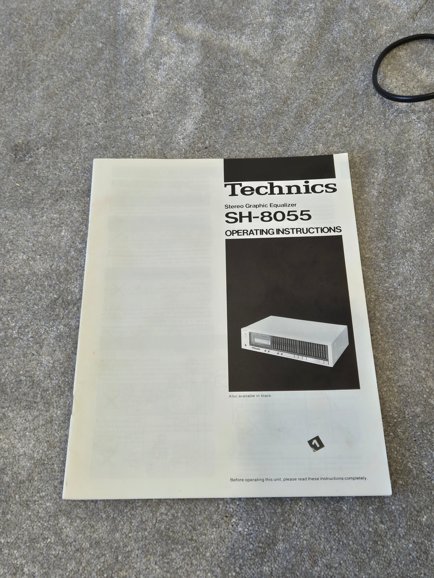 Technics SH-8055 - Stereo Graphic Equalizer - Excellent