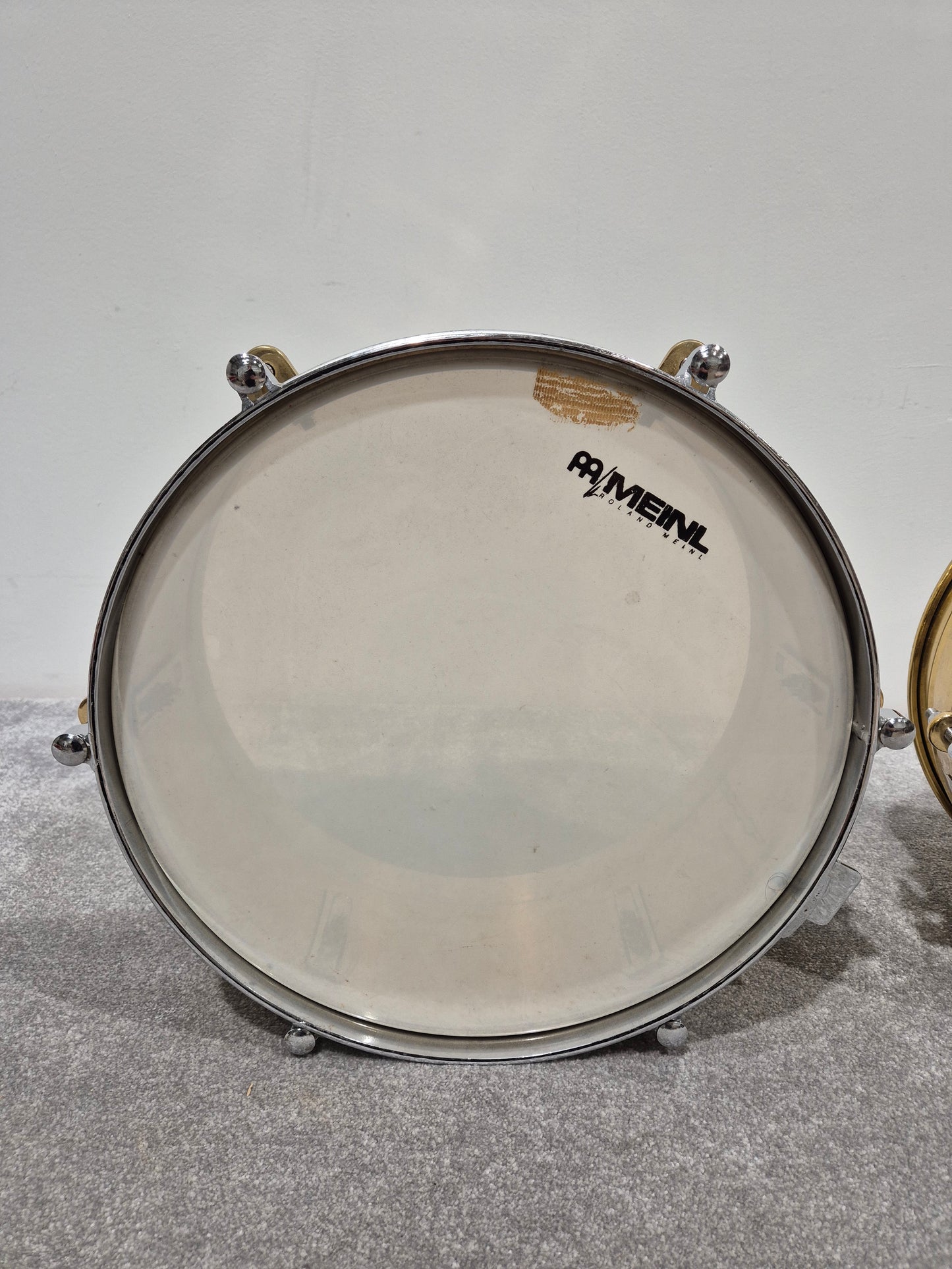 Meinl Artist Series Luis Conte Brass Timbales 14” and 15” w/ Black Case