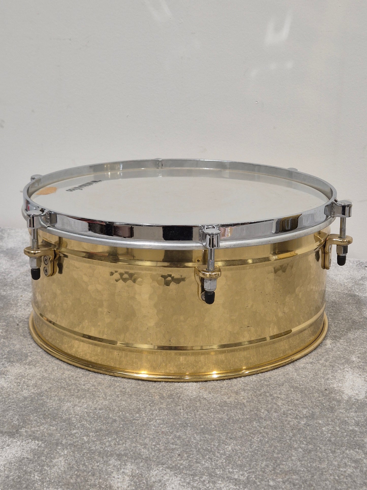 Meinl Artist Series Luis Conte Brass Timbales 14” and 15” w/ Black Case