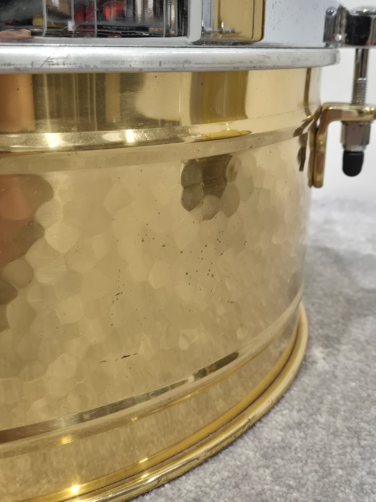 Meinl Artist Series Luis Conte Brass Timbales 14” and 15” w/ Black Case