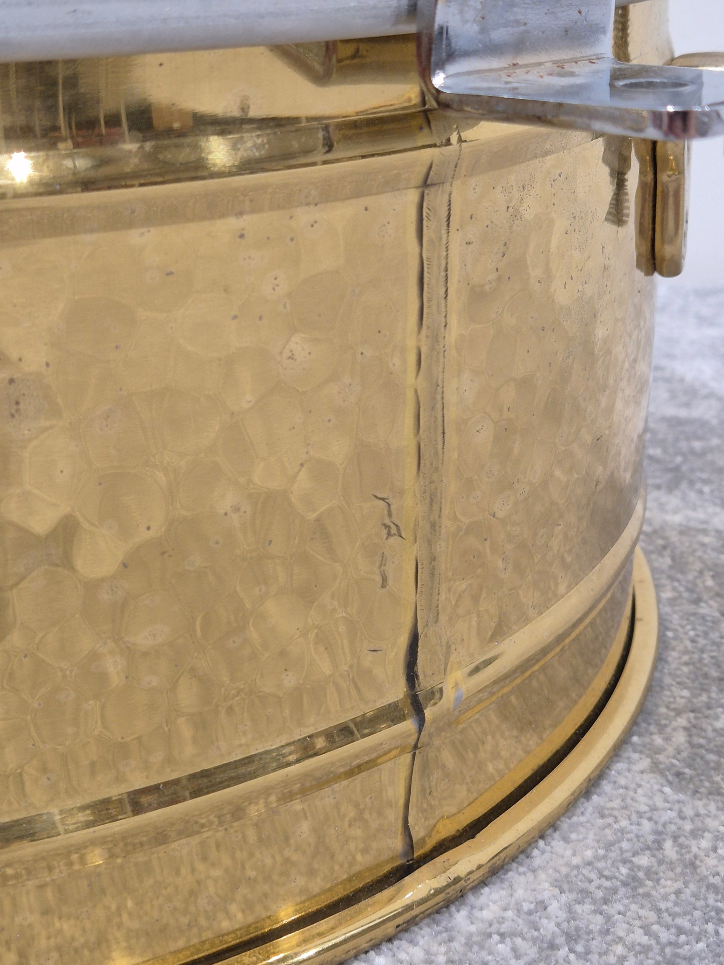 Meinl Artist Series Luis Conte Brass Timbales 14” and 15” w/ Black Case