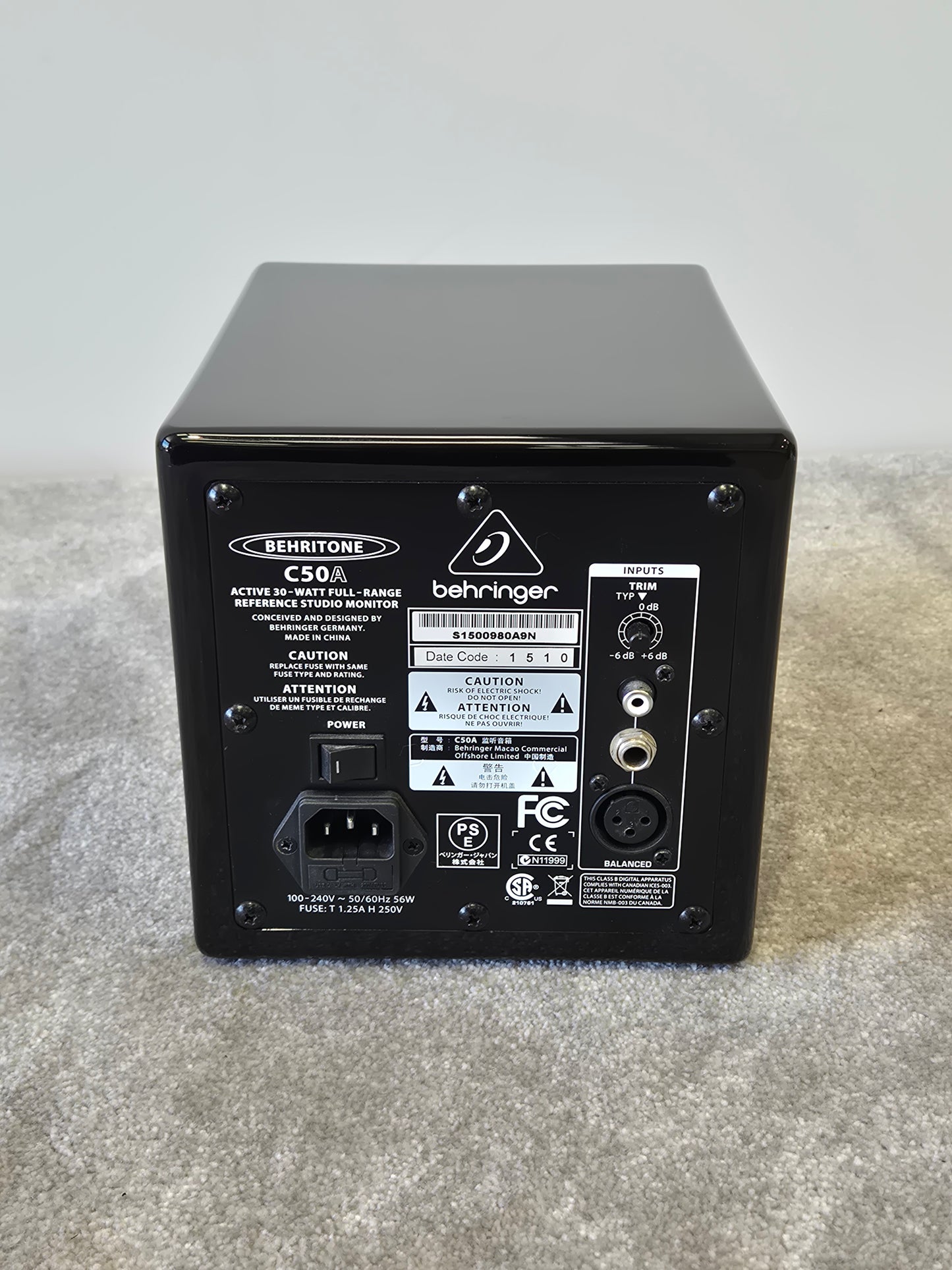 Behringer Behritone C50A - Full-Range Studio Monitor w/ Original Box