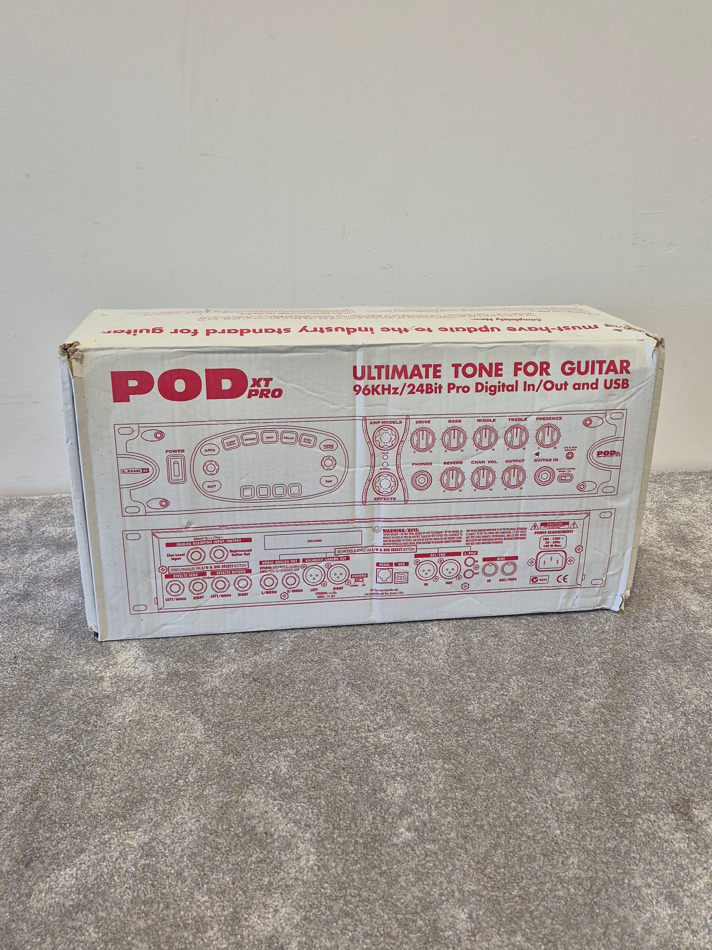 Line 6 POD XT Pro - Rackmount Multi-Effects Unit w/ Original Box