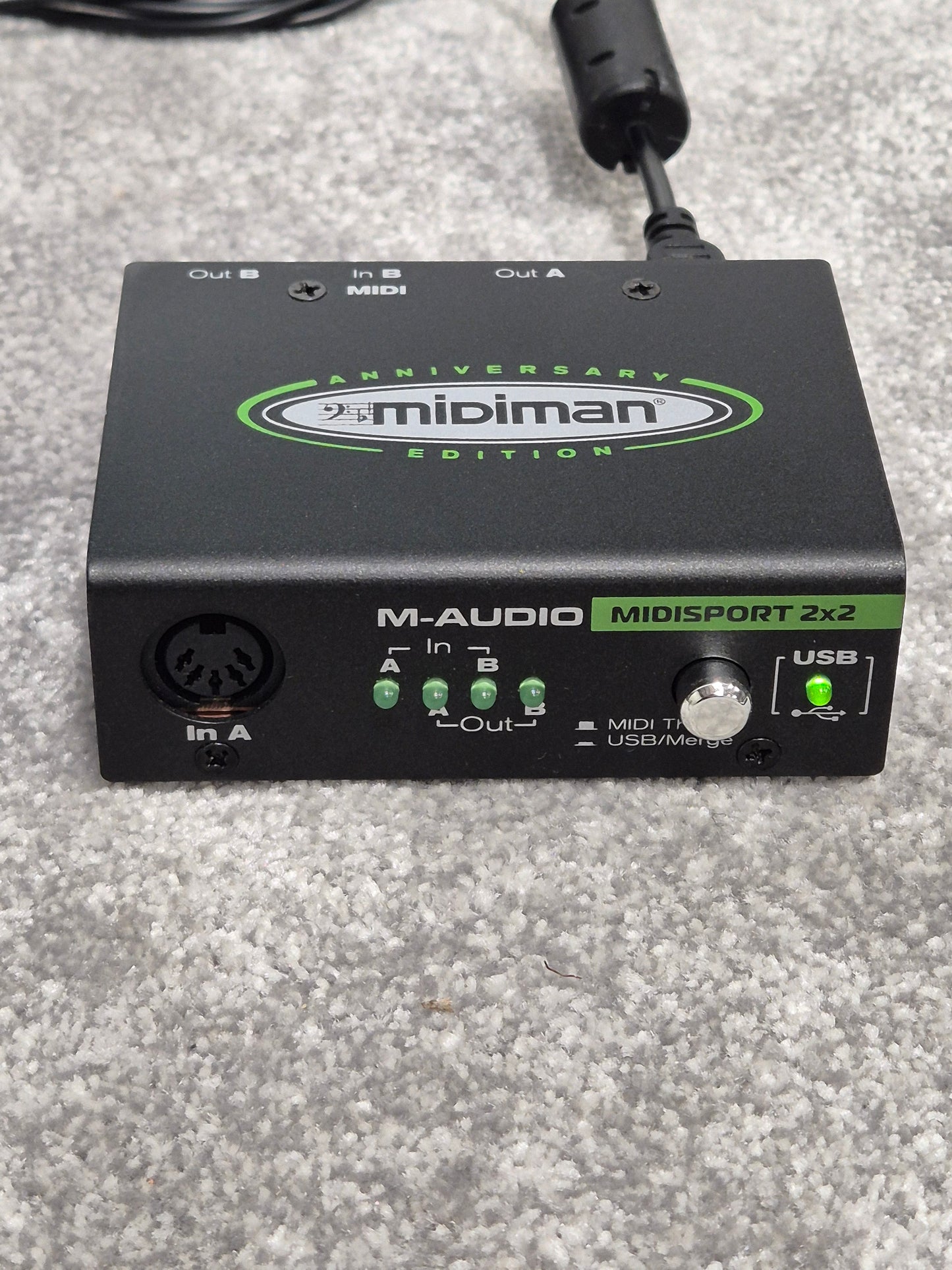 M-Audio Midisport 2x2 - MIDI Interface Device w/ Original Box