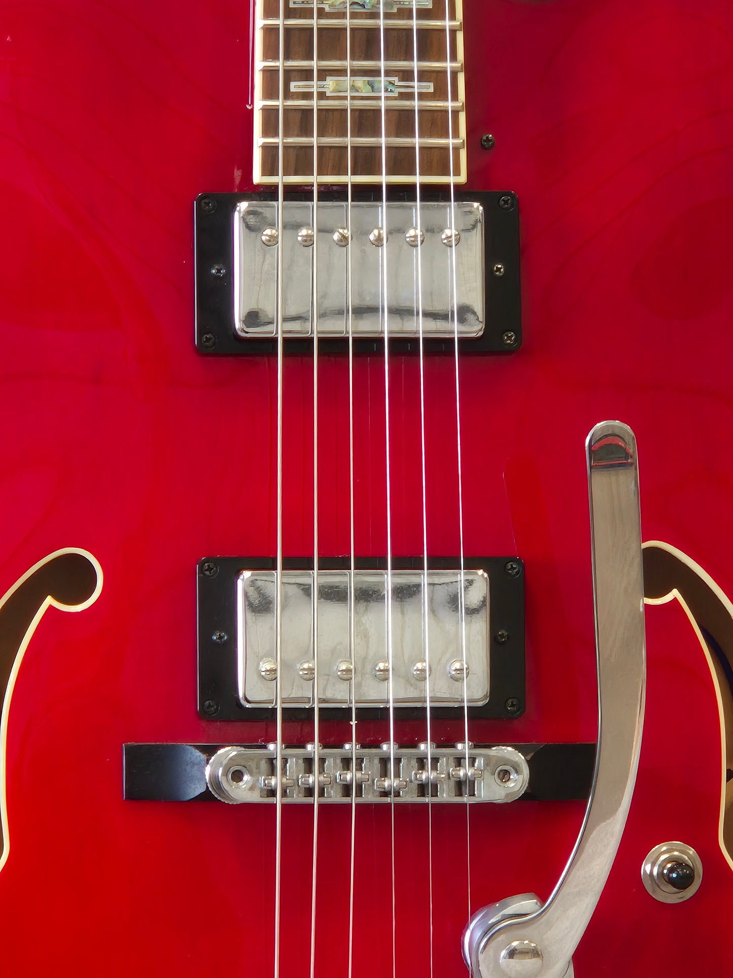 Ibanez Artcore AFS75T - Semi-Hollow Body Electric Guitar - Cherry Red