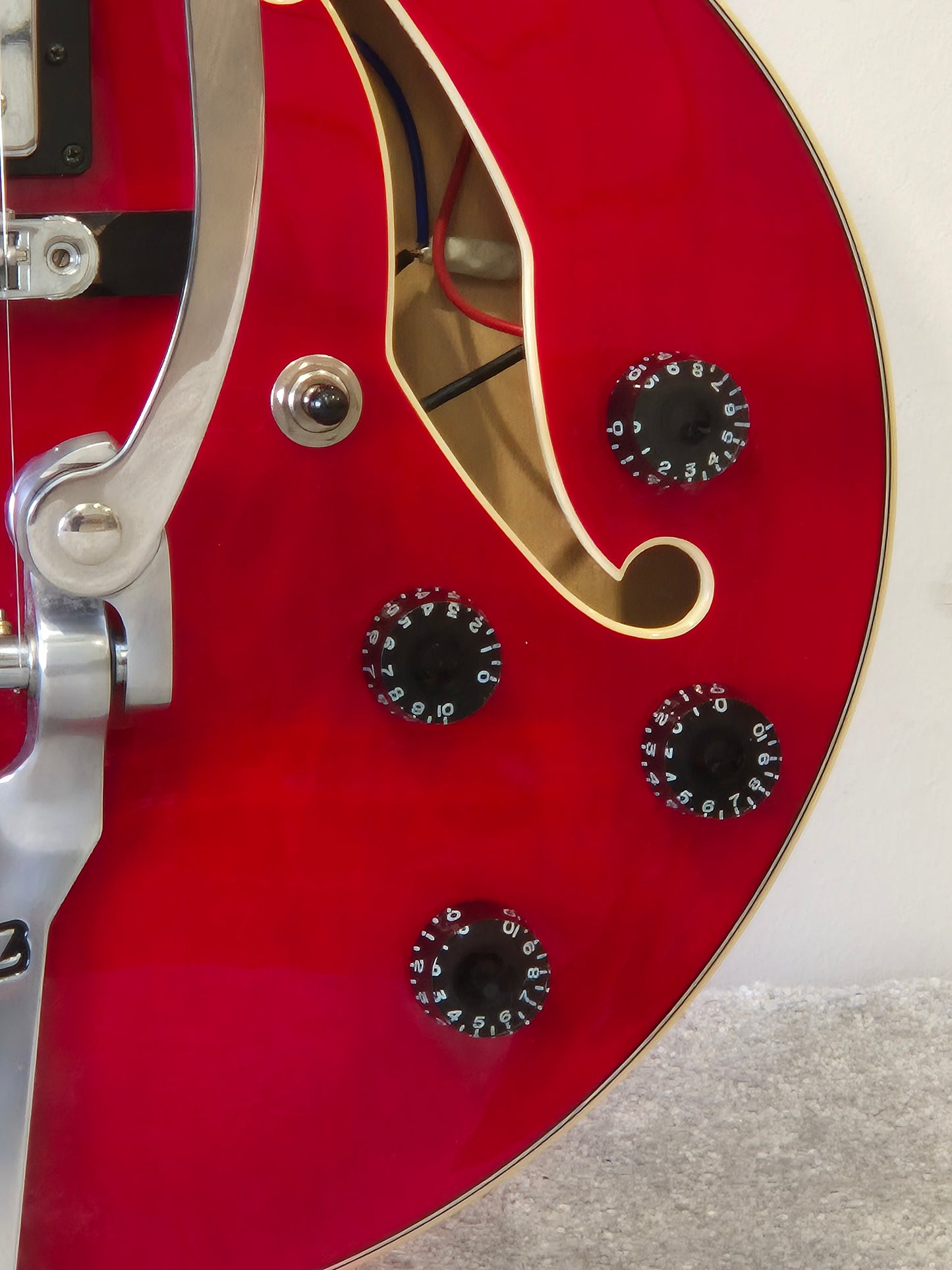 Ibanez Artcore AFS75T - Semi-Hollow Body Electric Guitar - Cherry Red