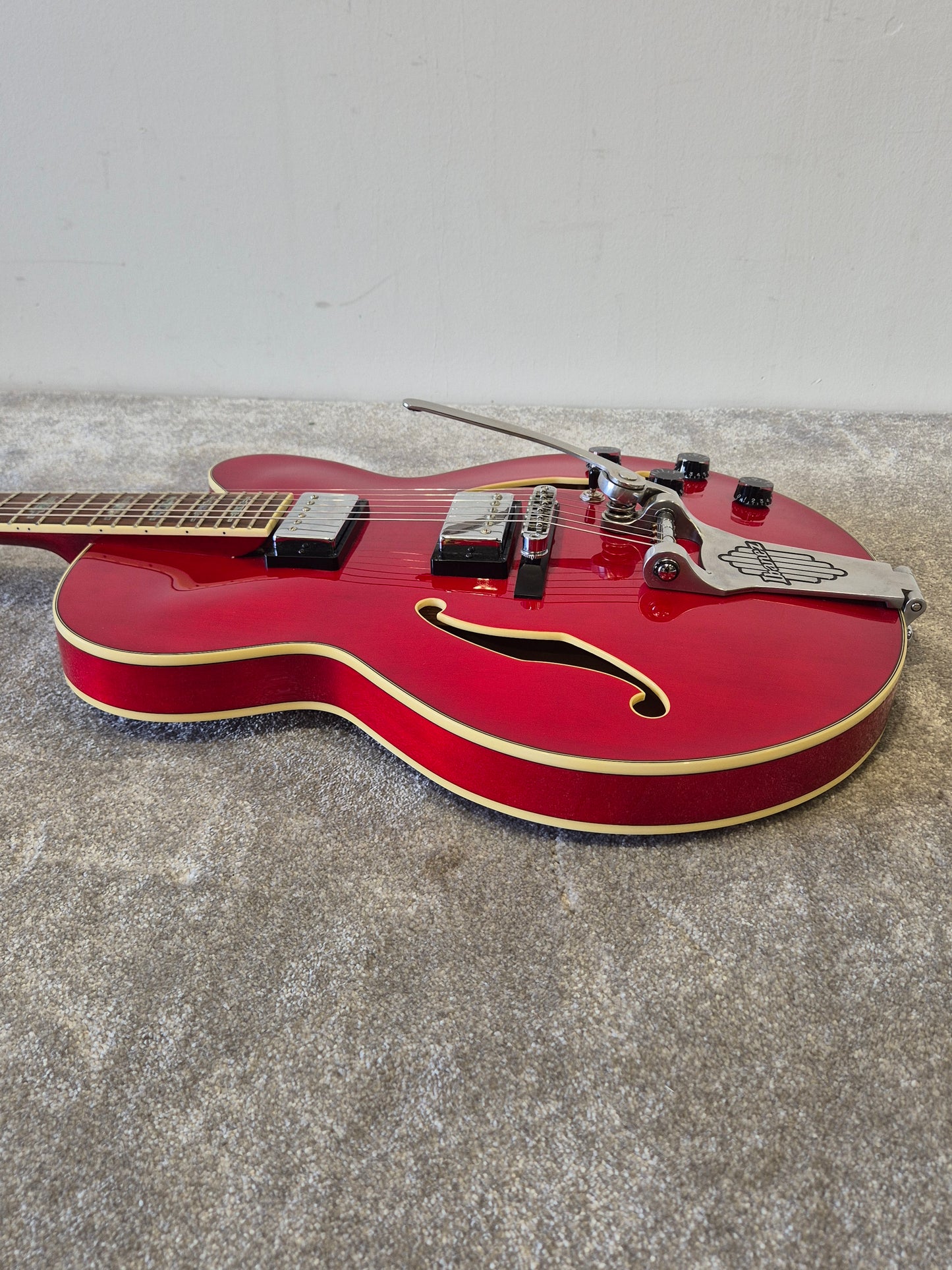Ibanez Artcore AFS75T - Semi-Hollow Body Electric Guitar - Cherry Red