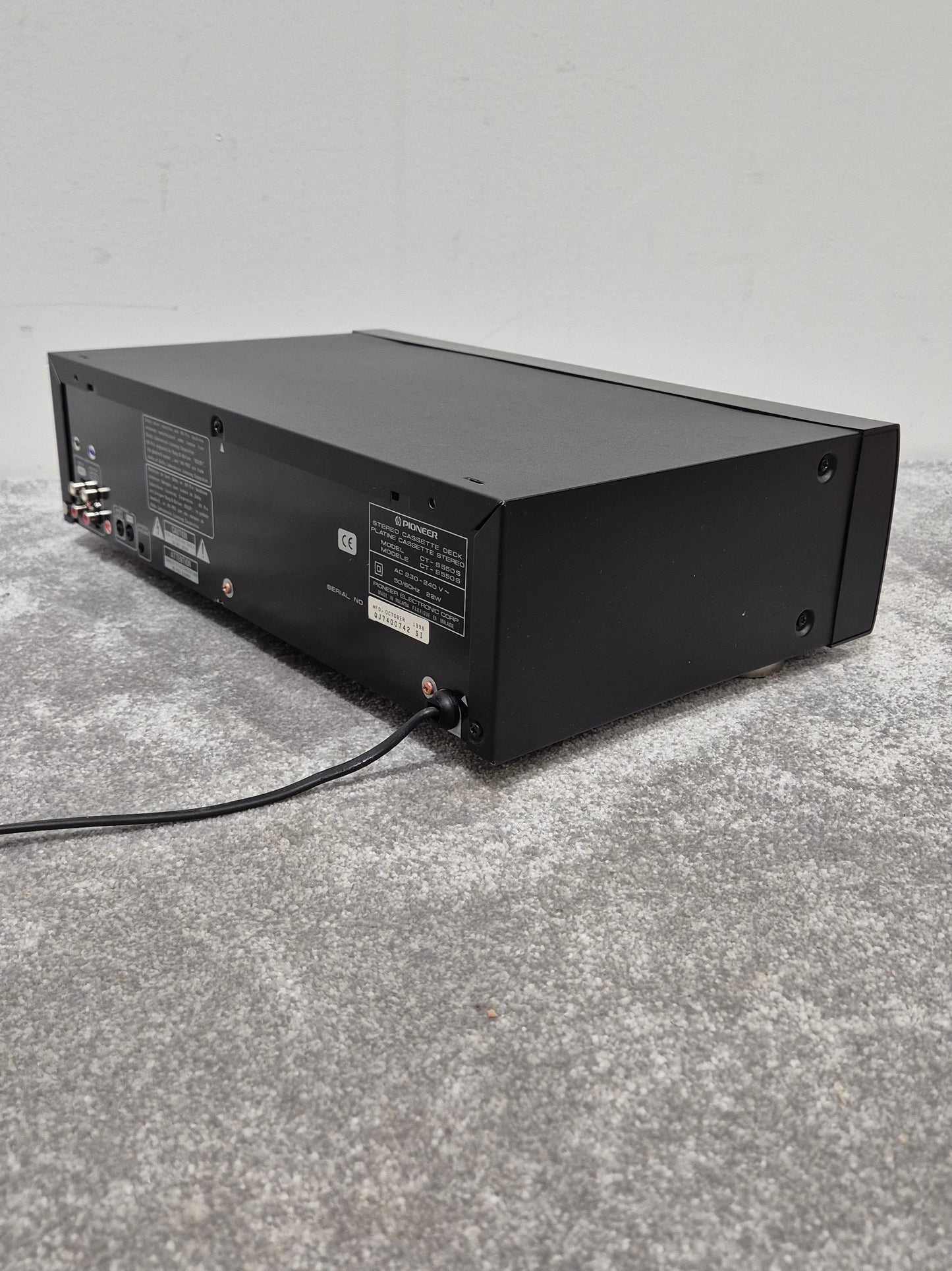 Pioneer CT-S550S - Stereo Cassette Deck