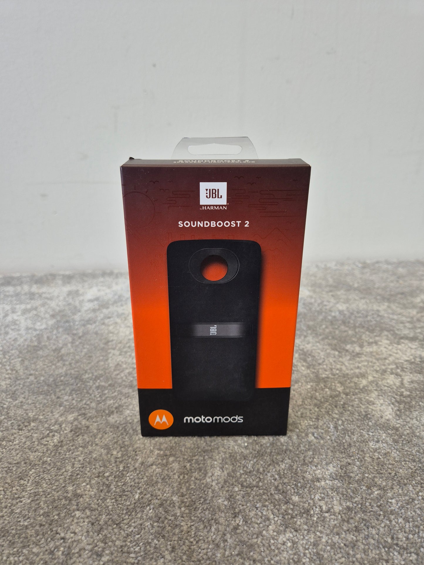 JBL by Harmon SoundBoost 2 - motomods Audio Speaker New in Original Box