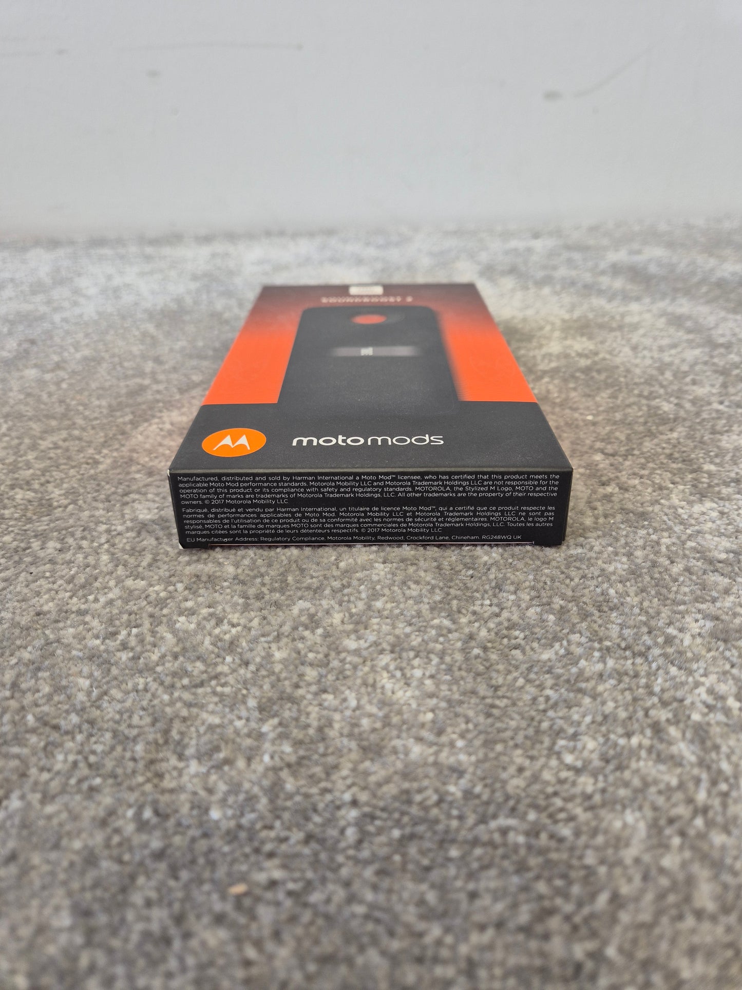 JBL by Harmon SoundBoost 2 - motomods Audio Speaker New in Original Box