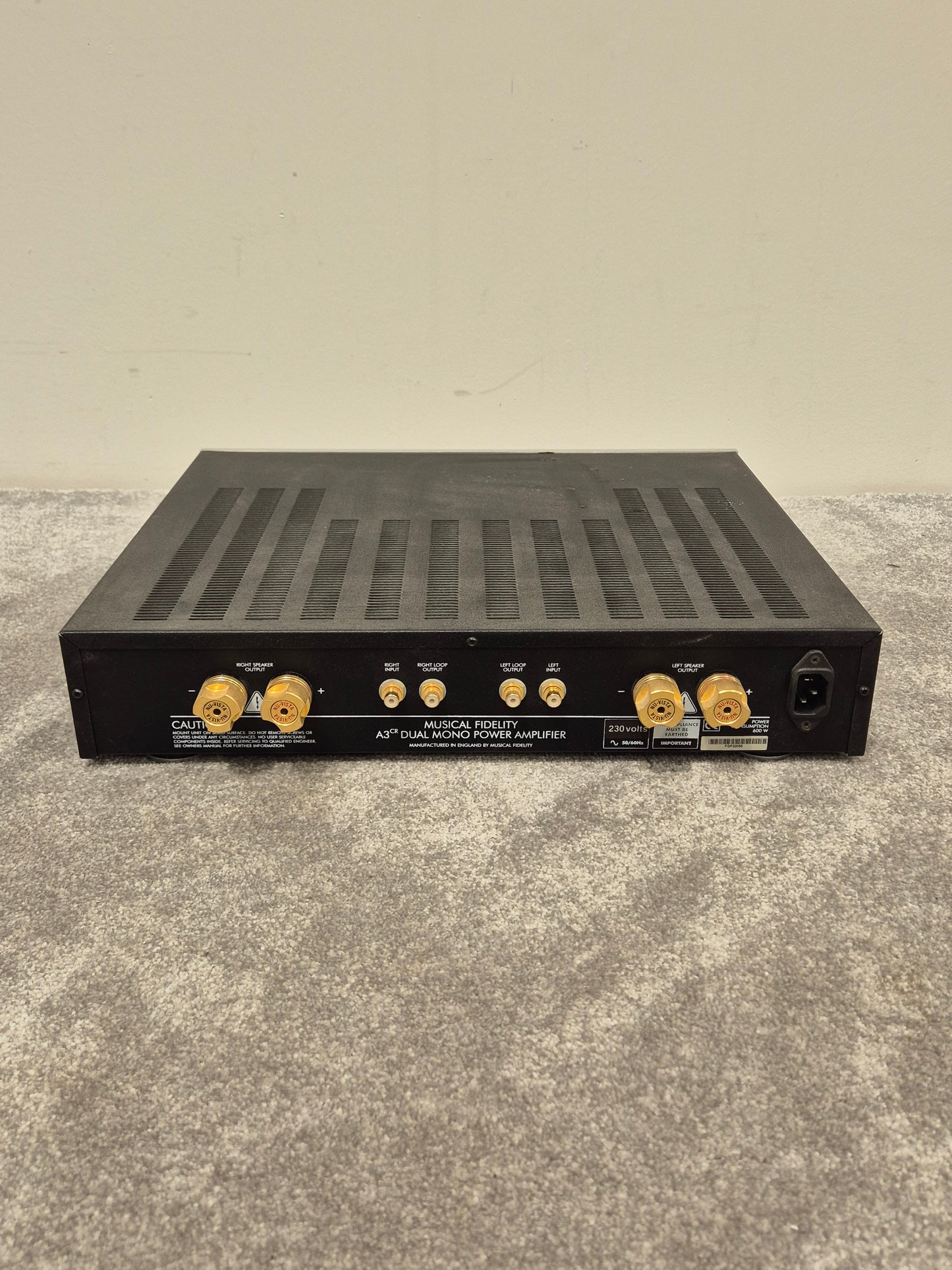 Musical Fidelity A3cr Dual Mono Amplifier - Audio Amplifier
