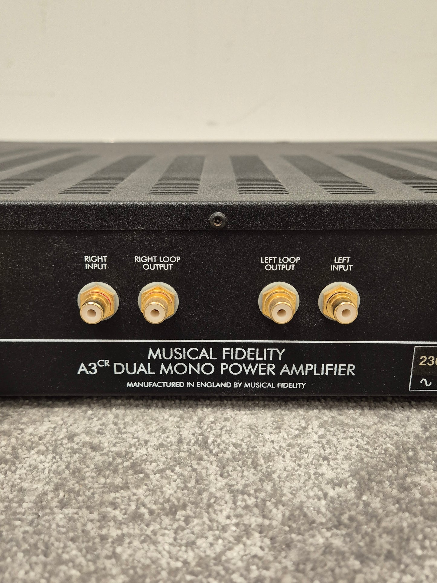 Musical Fidelity A3cr Dual Mono Amplifier - Audio Amplifier