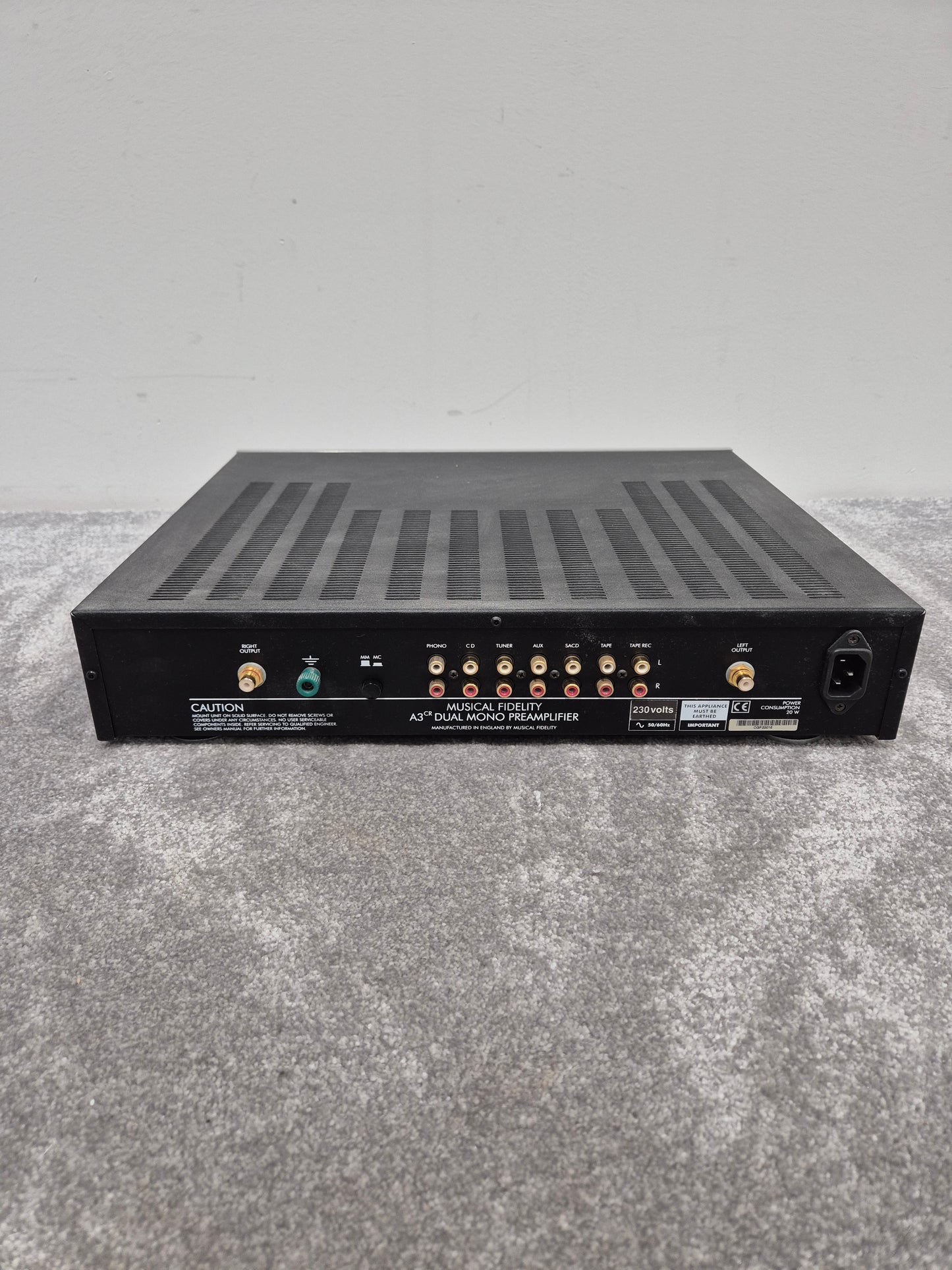 Musical Fidelity's A3 - Dual Mono Preamplifier