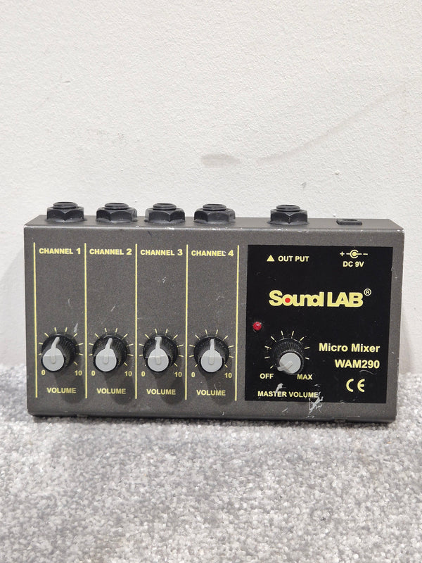 Sound Lab WAM-290 Micro Mixer - Compact Analog Mixer - Good
