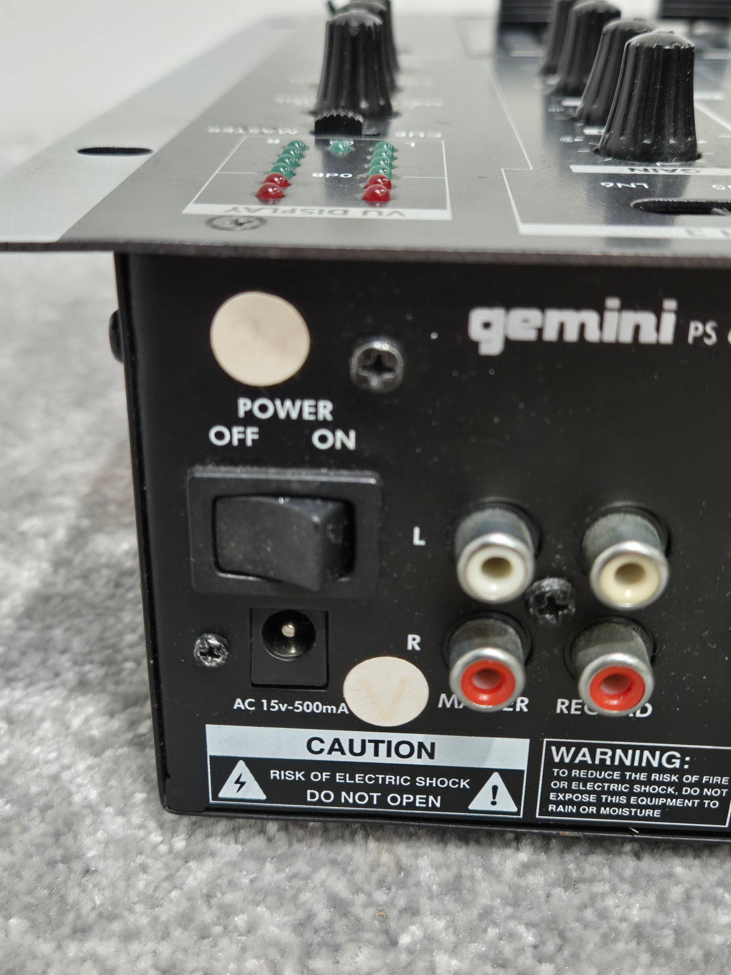 Gemini PS-626x - Professional 3-Channel DJ Mixer (Read Description)