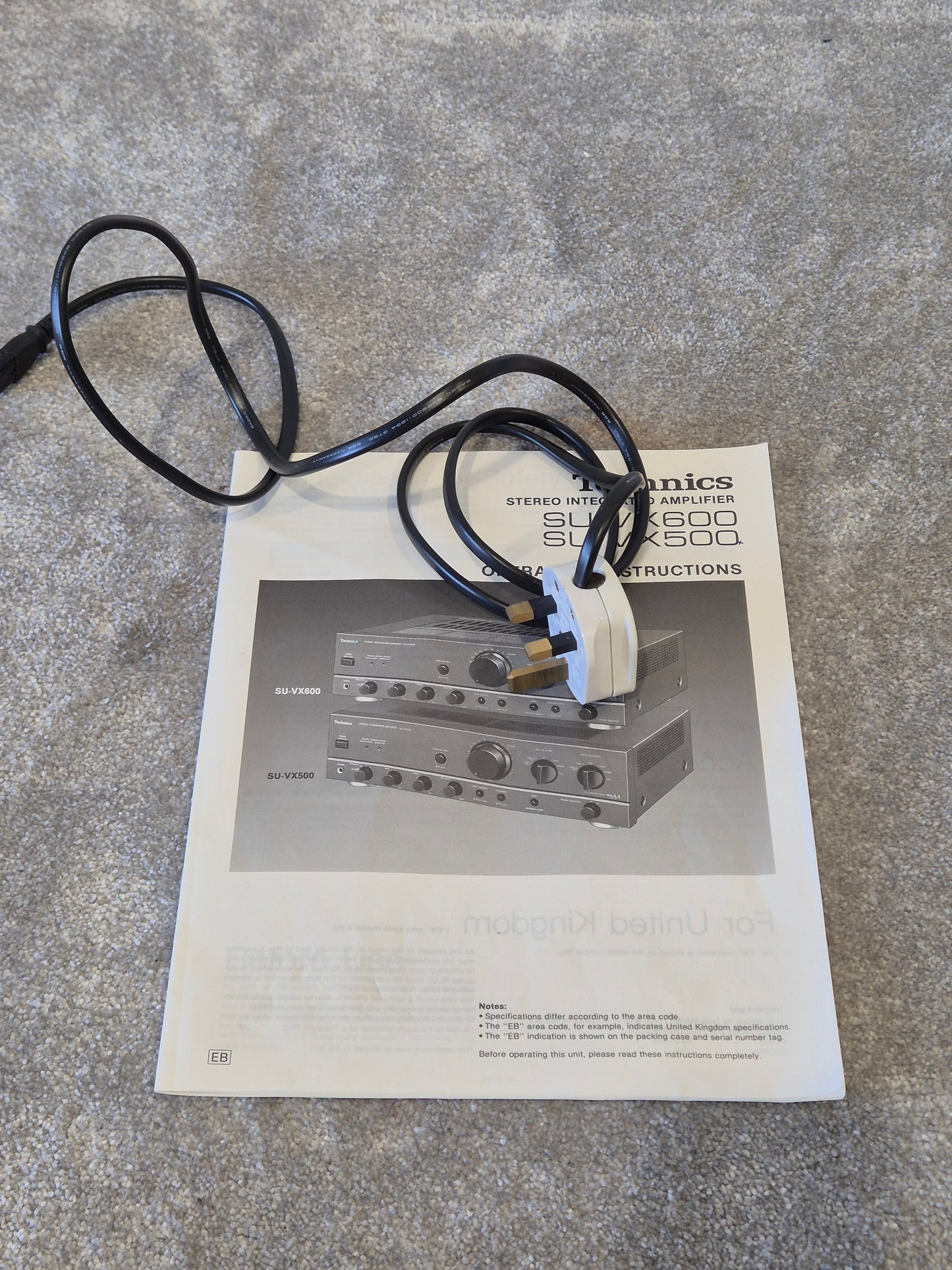 Technics SU-VX500 - 50-watt Stereo Integrated Amplifier - Excellent