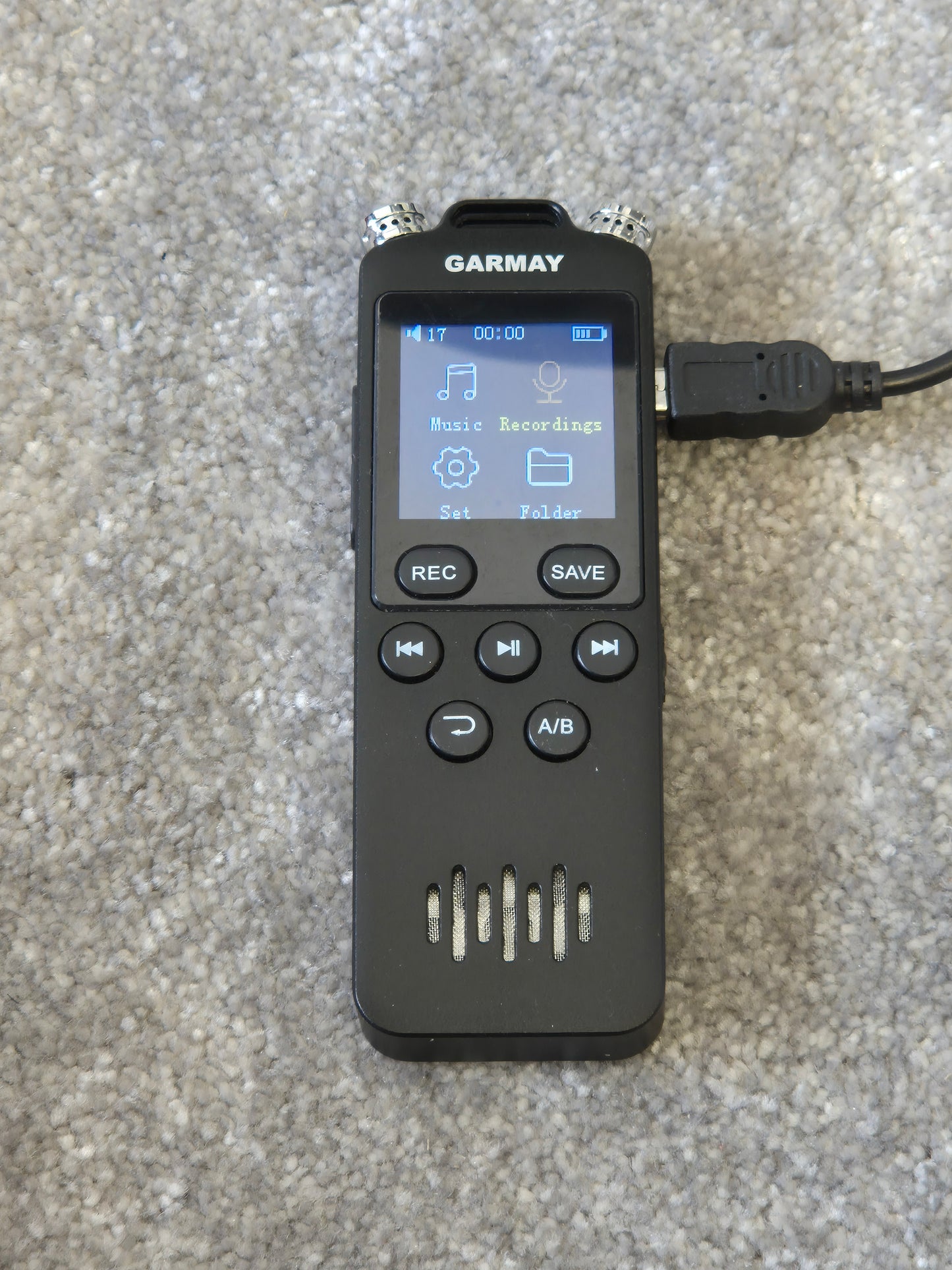 GARMAY - 1536Kbps PCM Digital Voice Recorder - Long Battery Life