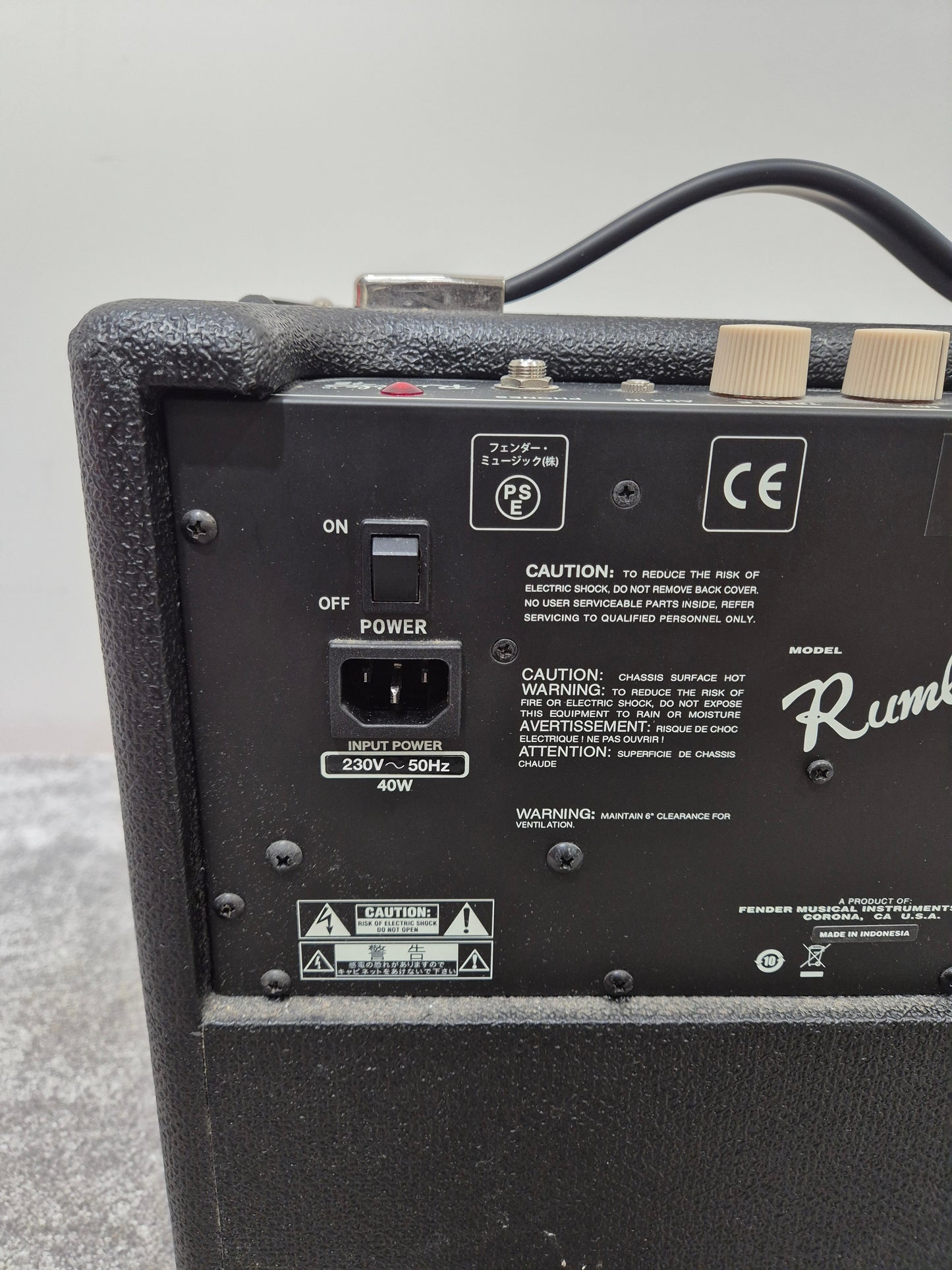 Fender Rumble 15 Bass Combo Amplifier
