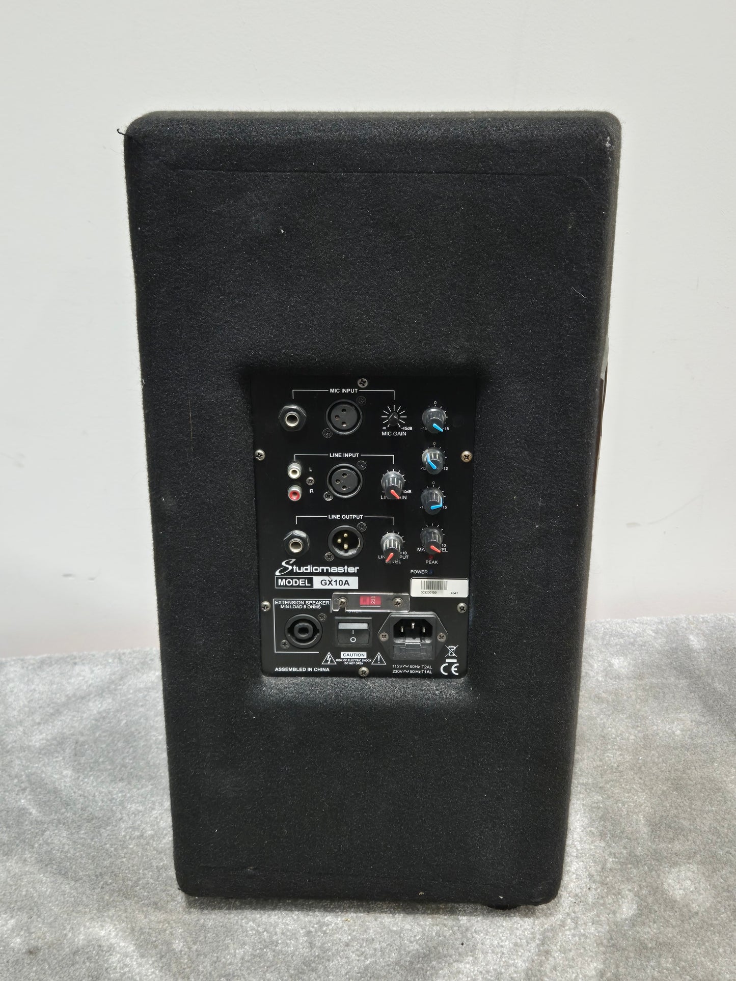 Studiomaster GX10A - 10-inch Full-Range Active Speaker