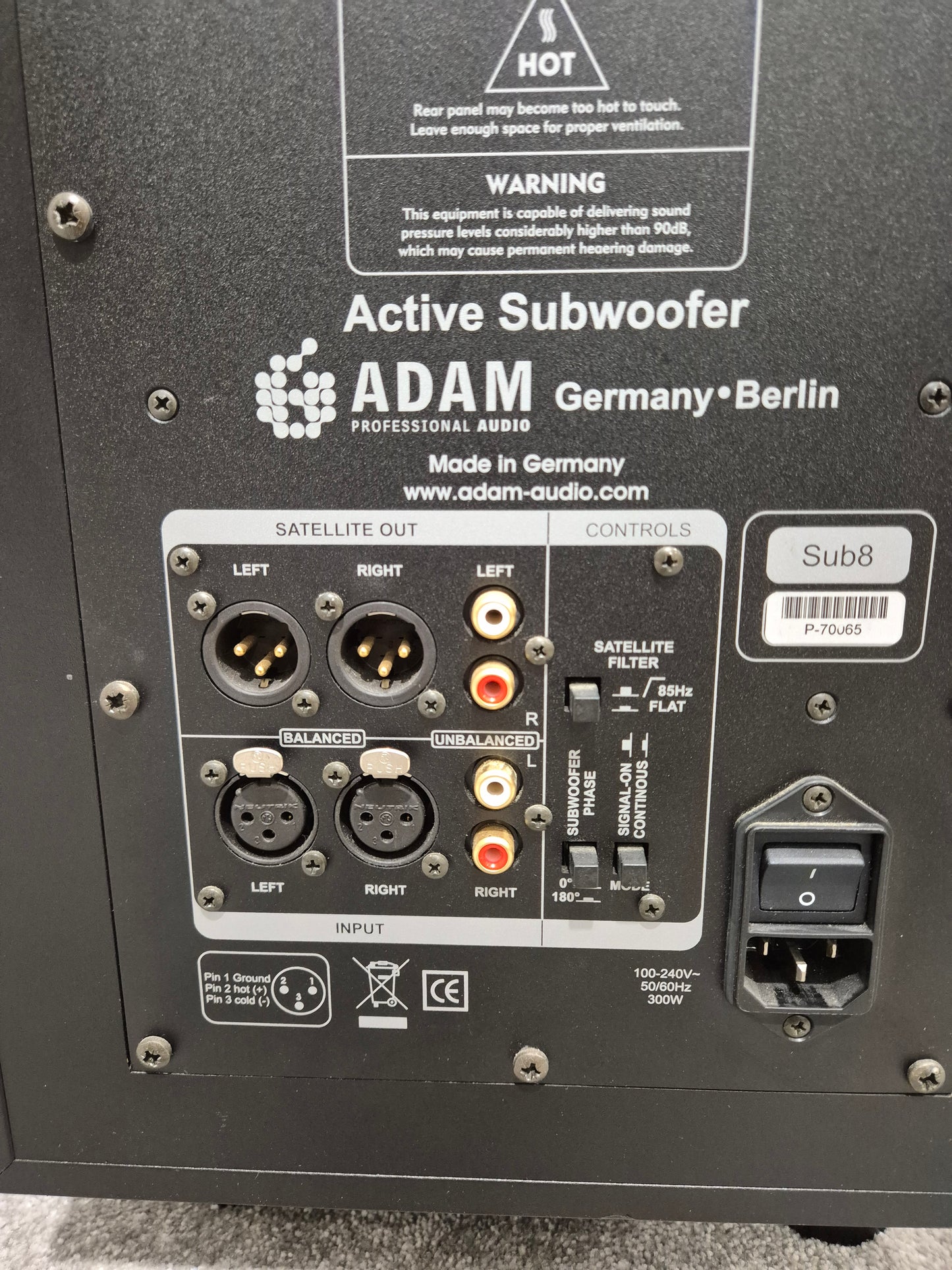 ADAM Audio Sub8 - Compact Subwoofer