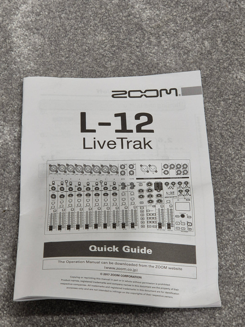 Zoom LiveTrack L12 - Digital Mixer and Multitrack Recorder w/ Original Box - image 12