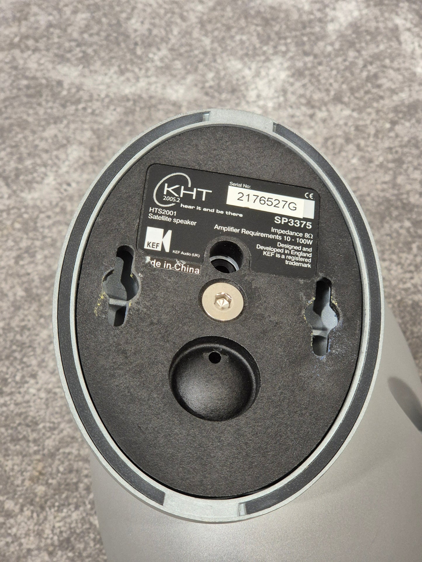 KEF HTS2001 - Satellite Speaker - Excellent