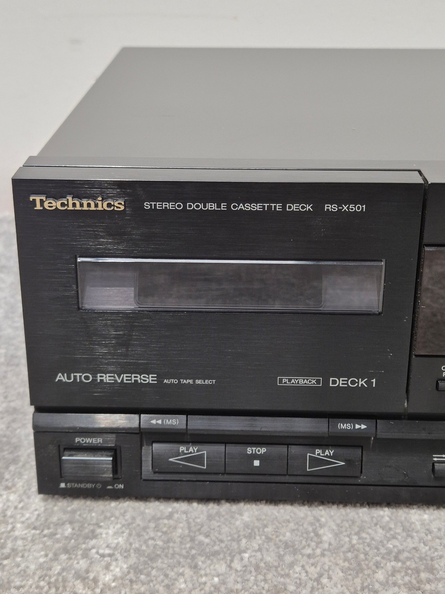 Technics RS-X501 - Stereo Double Cassette Deck - Excellent