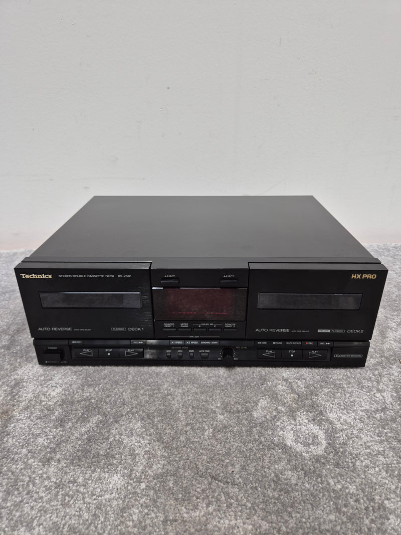 Technics RS-X501 - Stereo Double Cassette Deck - Excellent - image 1