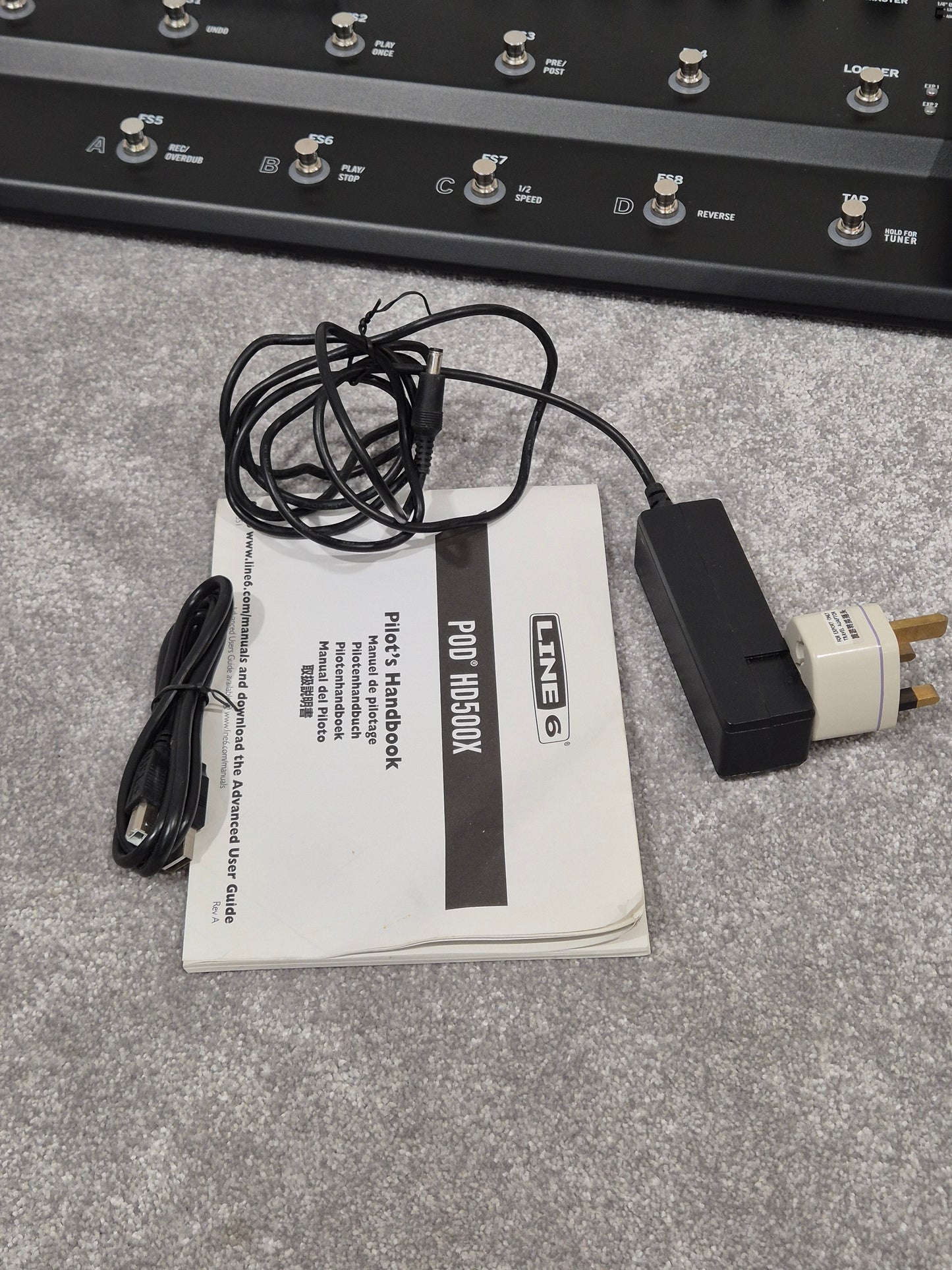 Line 6 POD HD500X - Multi-Effects/Amp Modeling Pedal - Excellent