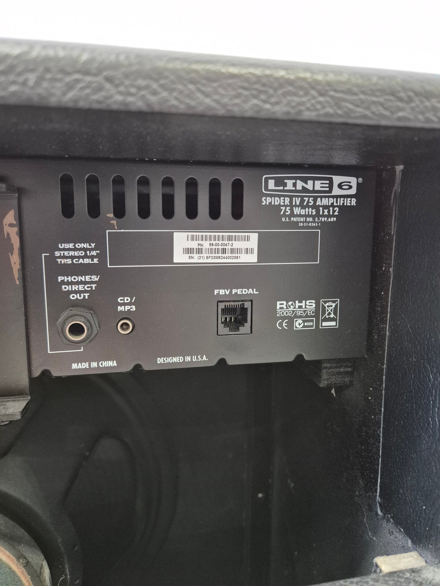 Line 6 Spider IV 75 - Solid-State Combo Amplifier - Spares or Repair