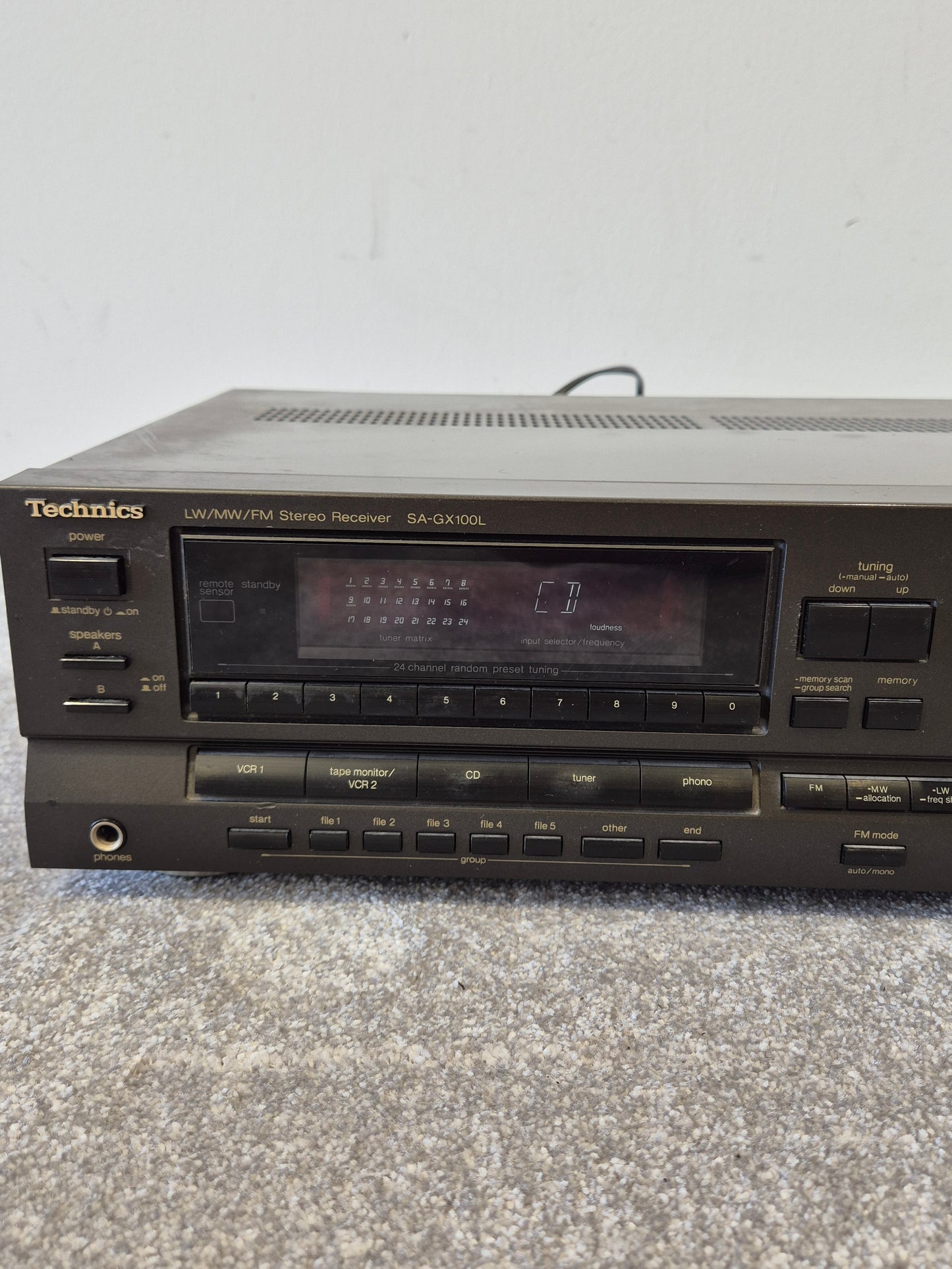 Technics SA-GX100L - Audio Receiver