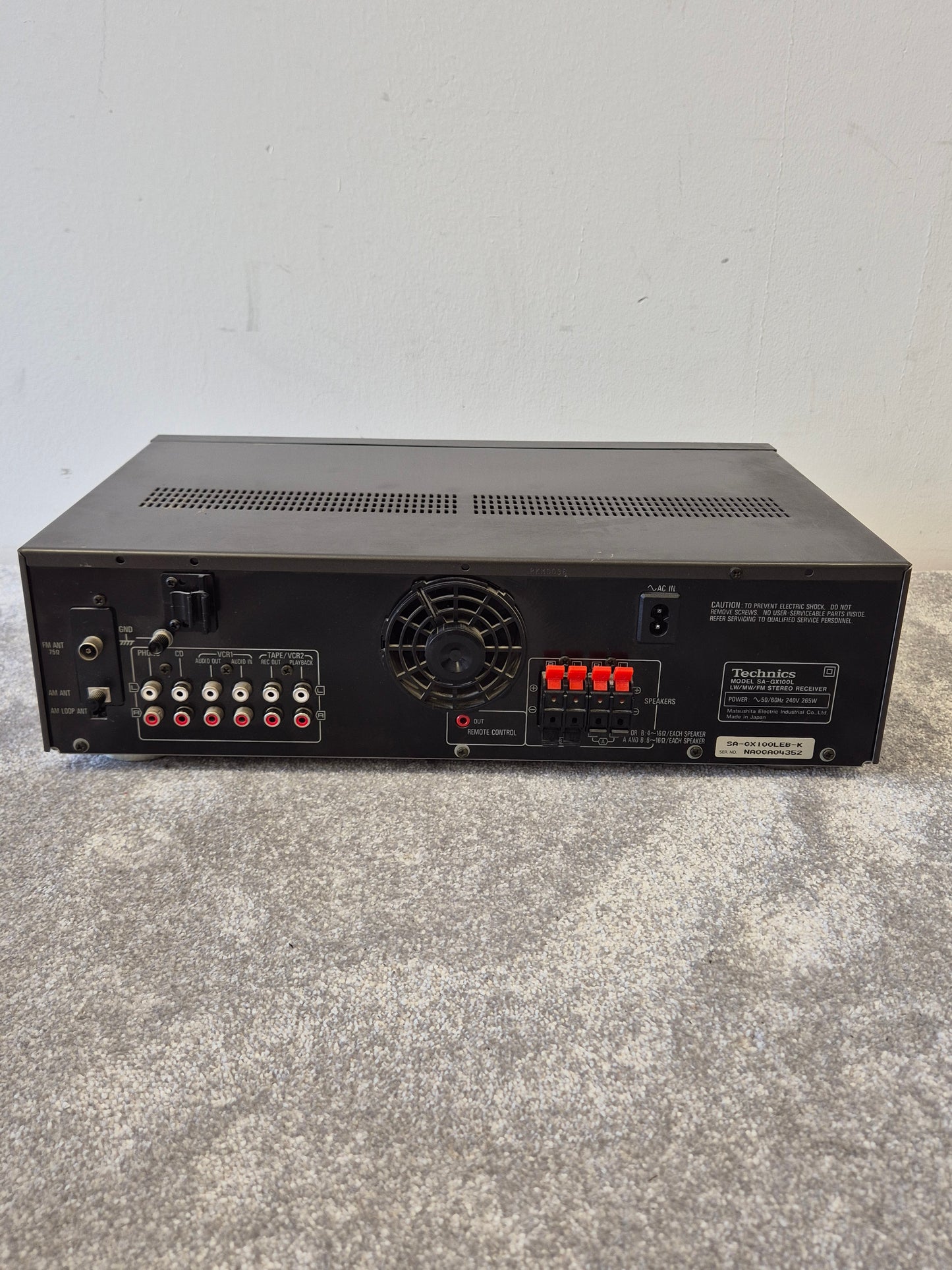 Technics SA-GX100L - Audio Receiver
