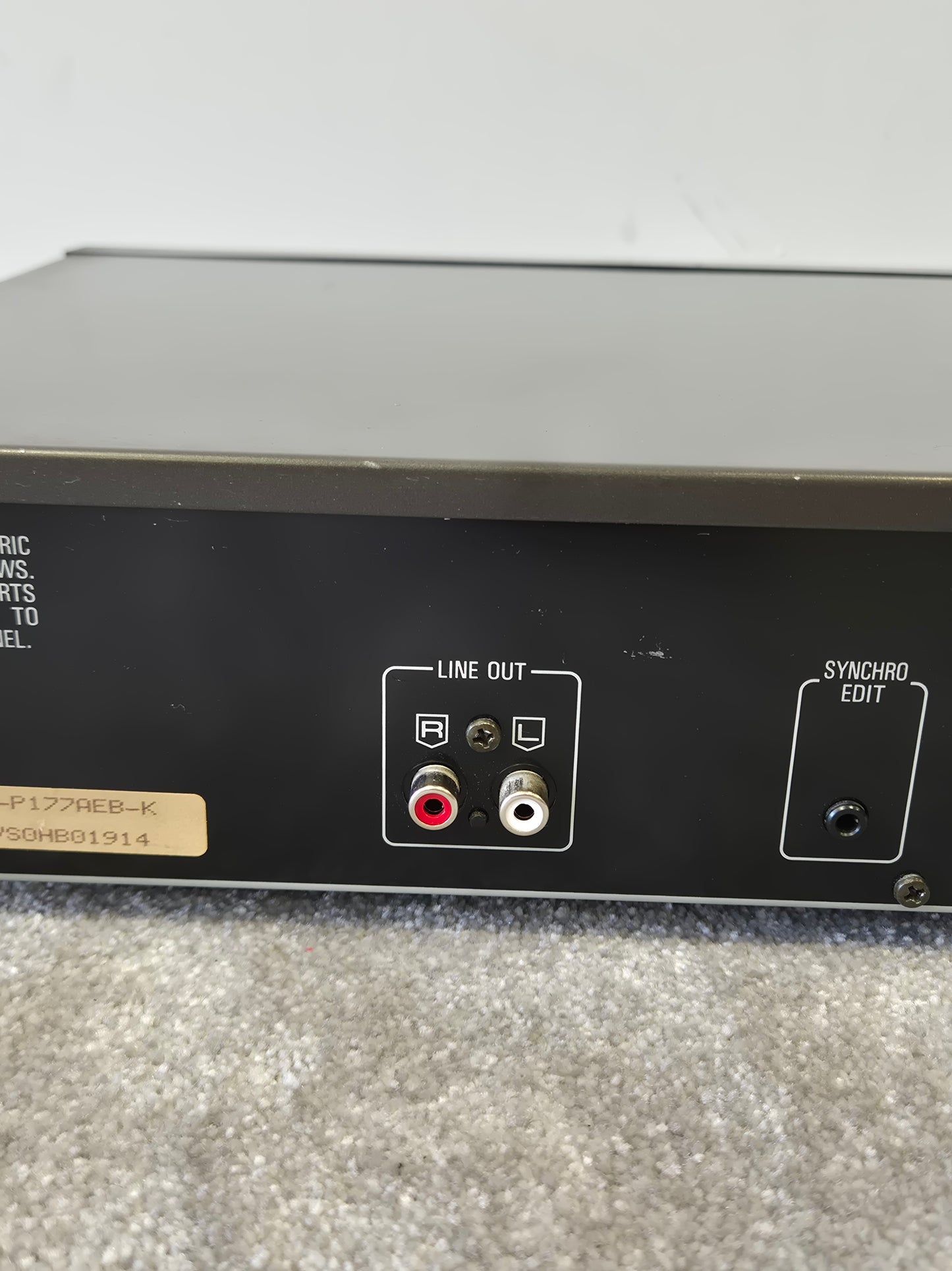 Technics SL-P177A - Compact Disc Player