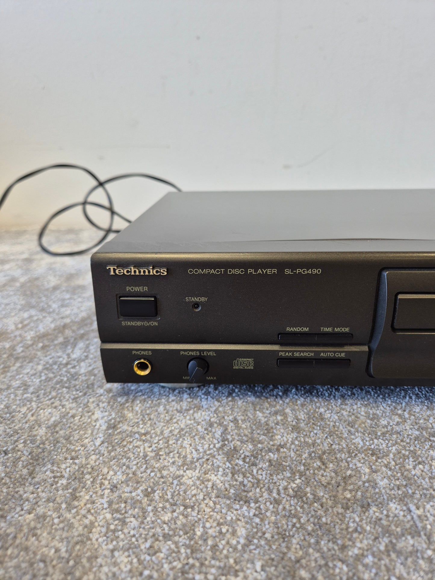 Technics SL-PG490 - Stereo Hi-Fi CD Player - Black
