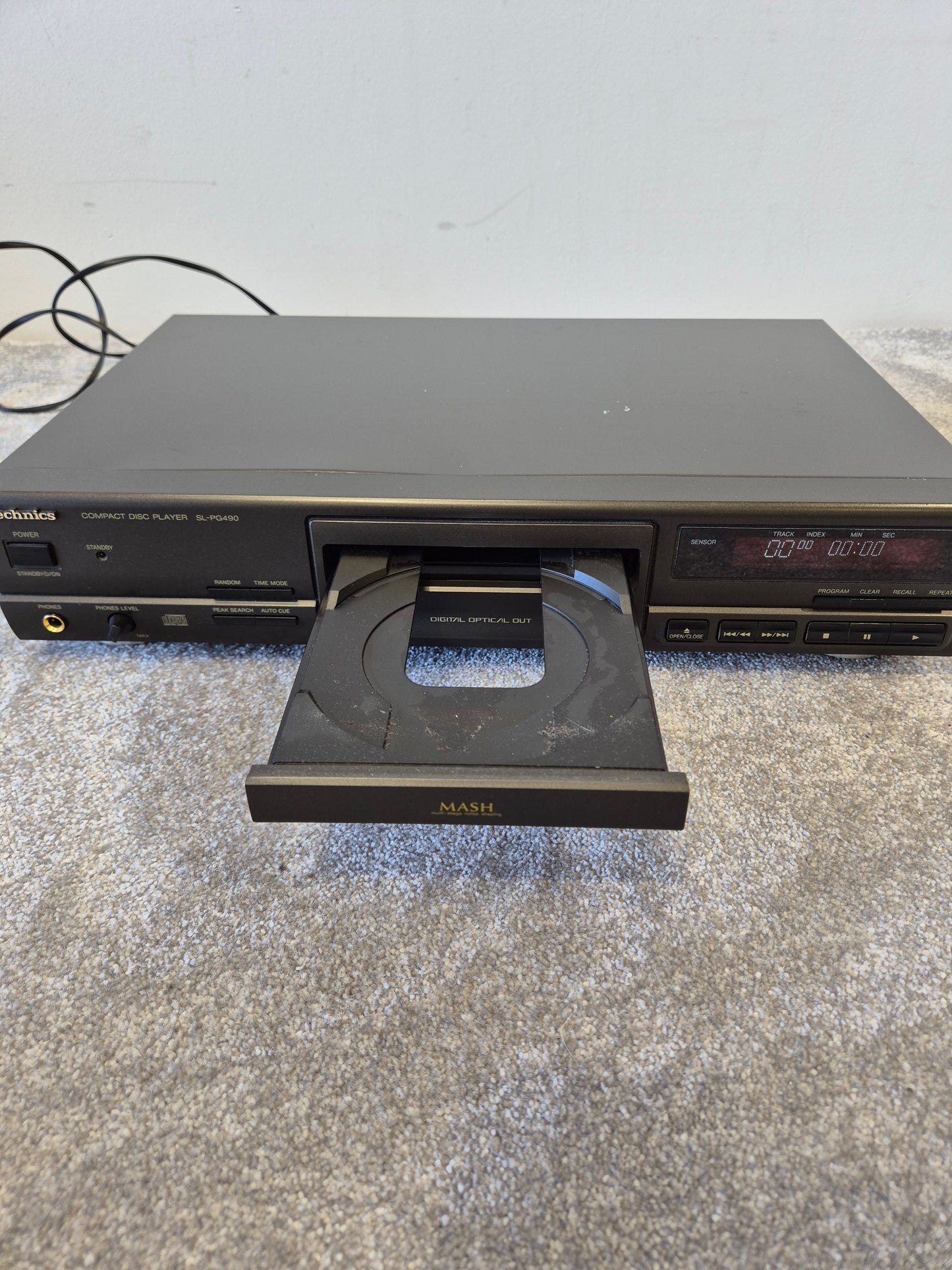 Technics SL-PG490 - Stereo Hi-Fi CD Player - Black
