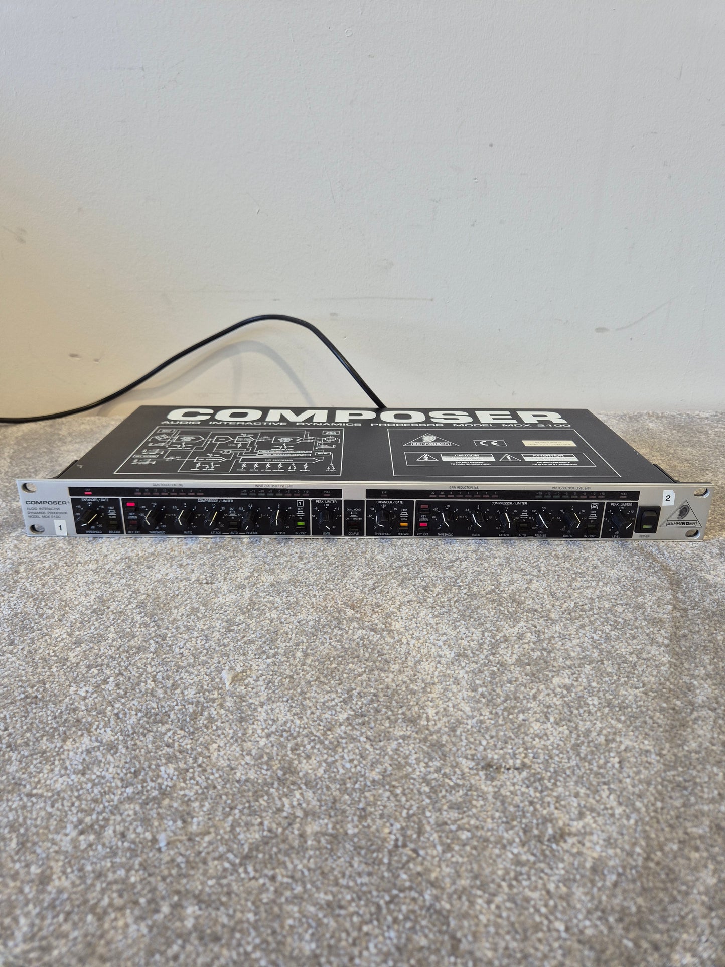 Behringer Composer MDX 2100 - Dual-Channel Dynamics Processor