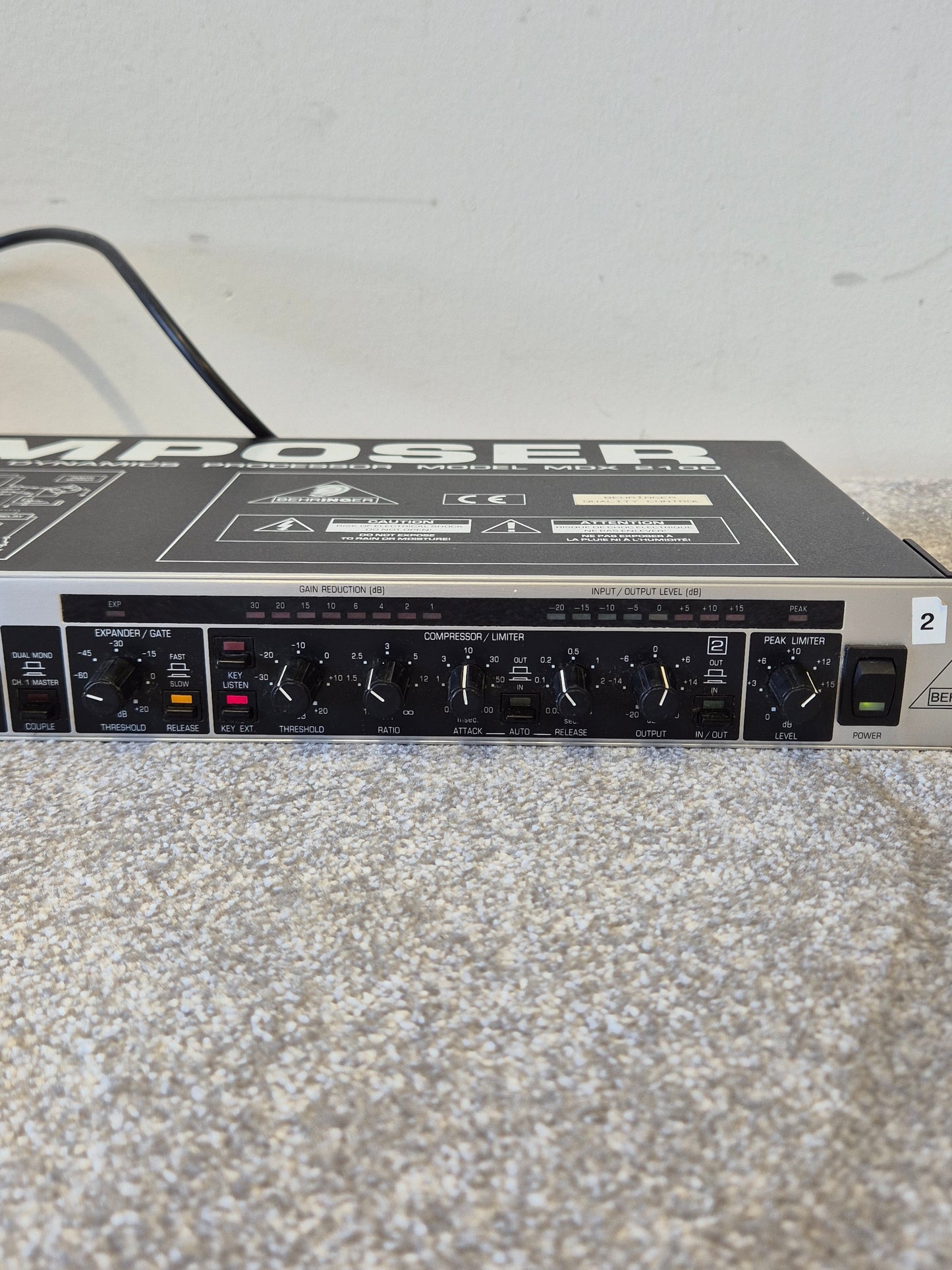 Behringer Composer MDX 2100 - Dual-Channel Dynamics Processor