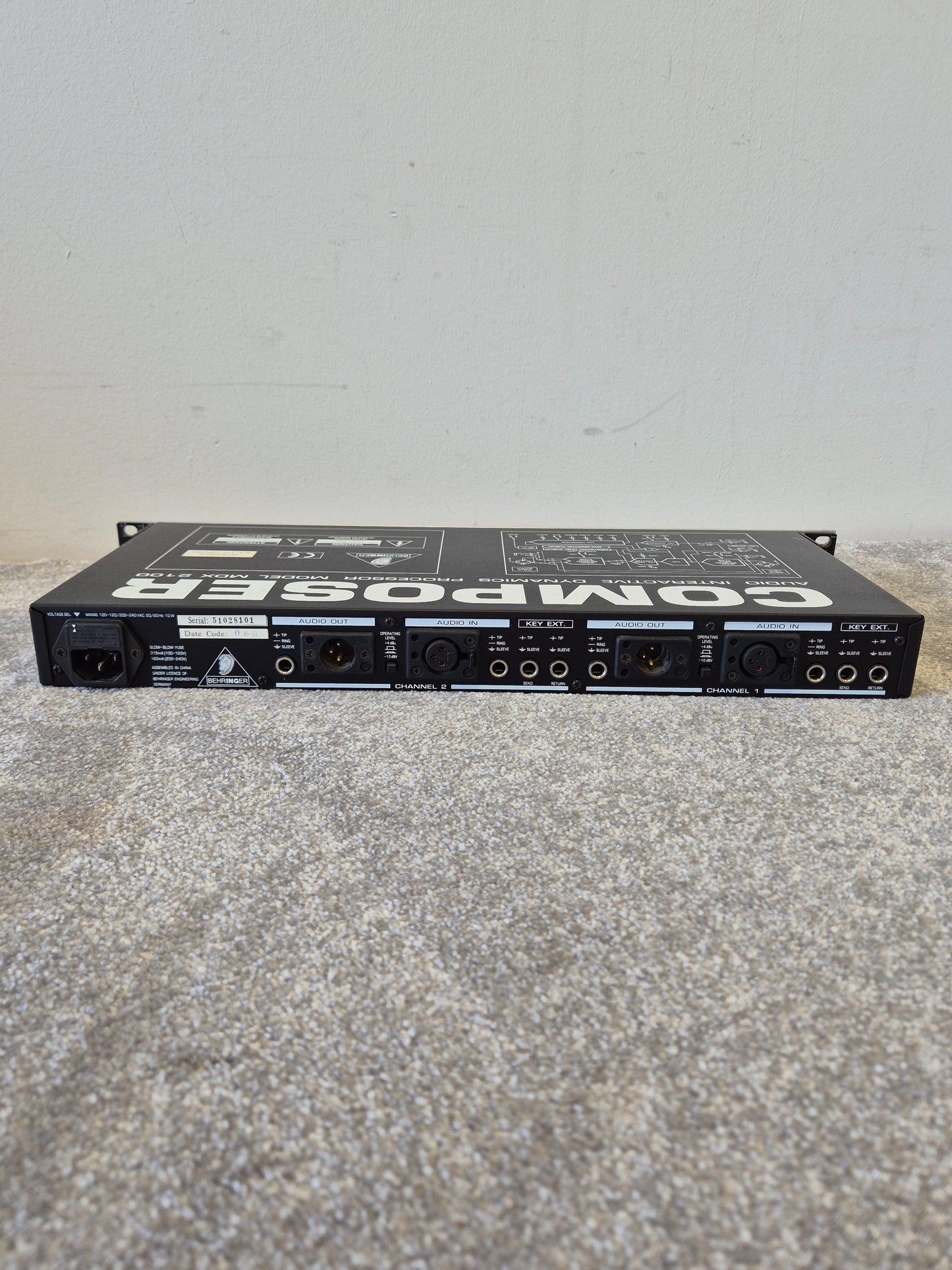 Behringer Composer MDX 2100 - Dual-Channel Dynamics Processor