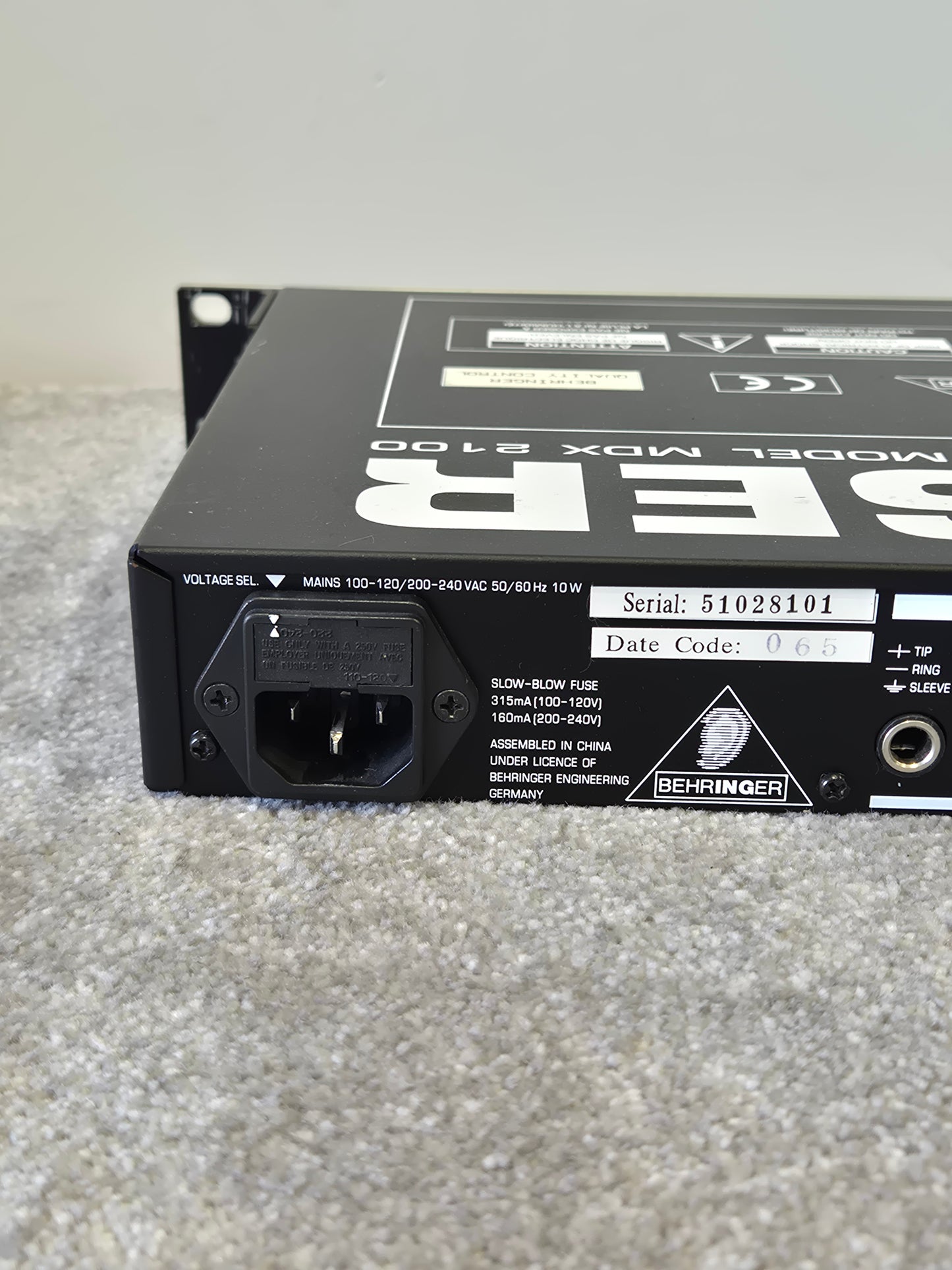 Behringer Composer MDX 2100 - Dual-Channel Dynamics Processor