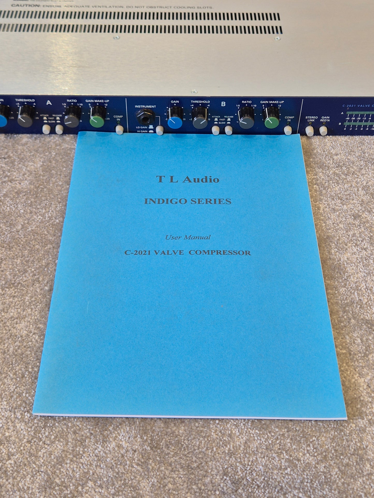 TL Audio C-2021 Valve Compressor - Dual-Channel Compressor
