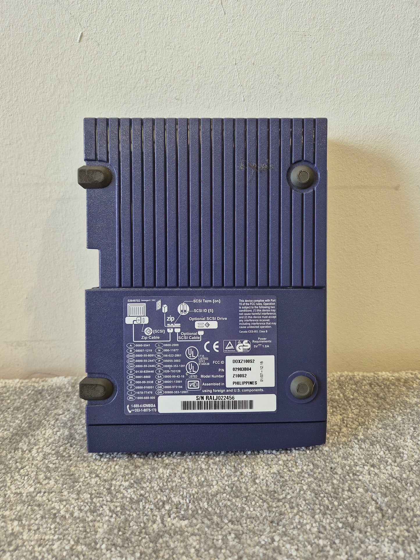 Iomega Zip 100 - Removable Floppy Disk (Very Good Condition)