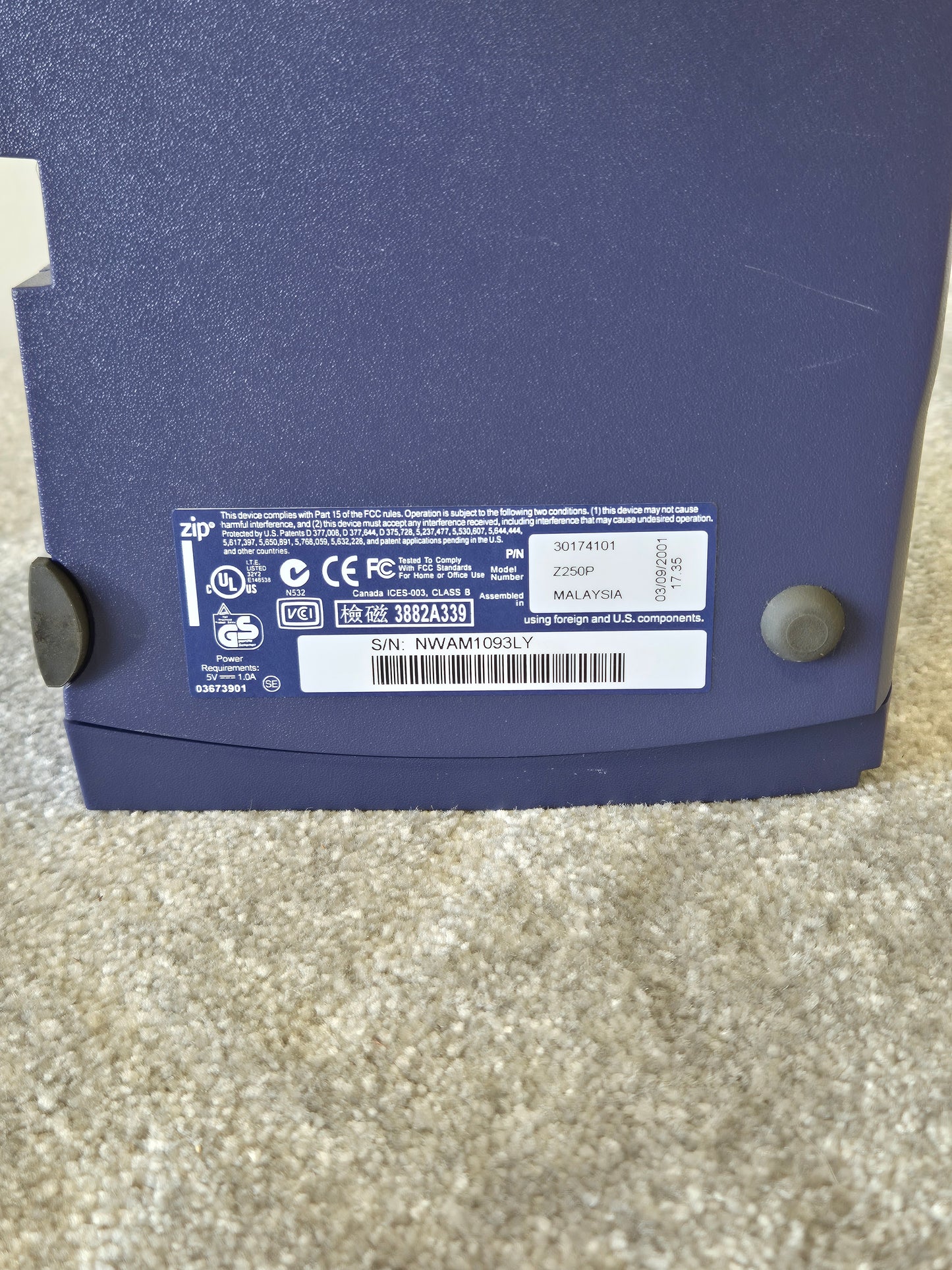 Iomega Zip 250 MB - Removable Floppy Disk