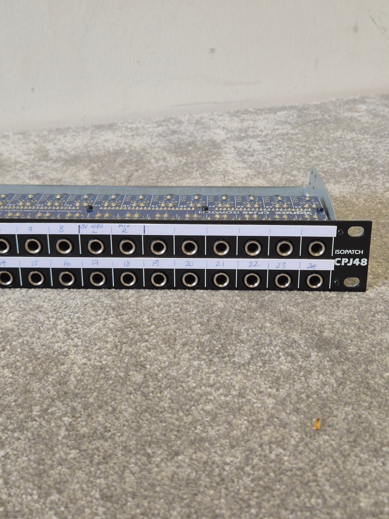 Signex CPJ48 Isopatch Jack - 48-Point Patch Bay - Very Good - image 2
